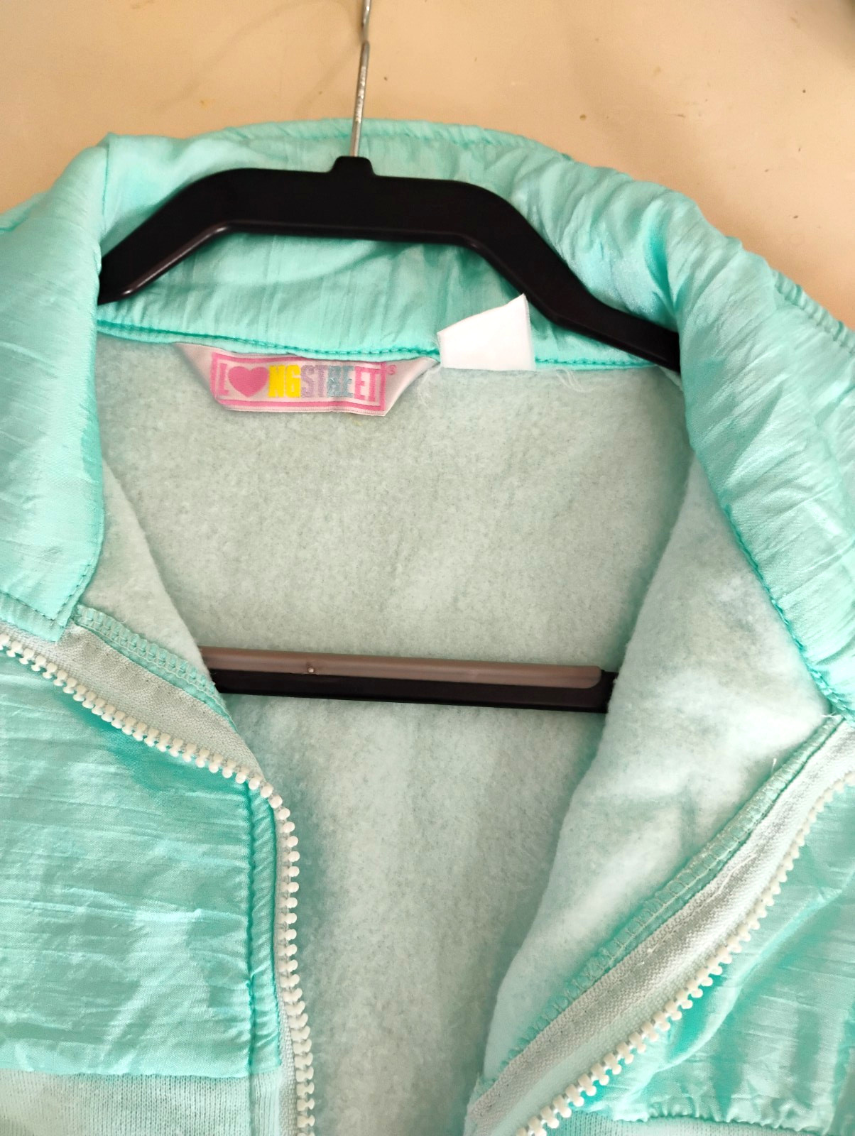 Vintage Retro Women’s 2 Piece 1970s Longstreet Size L Jogging Suit – 1/4 Zip Top