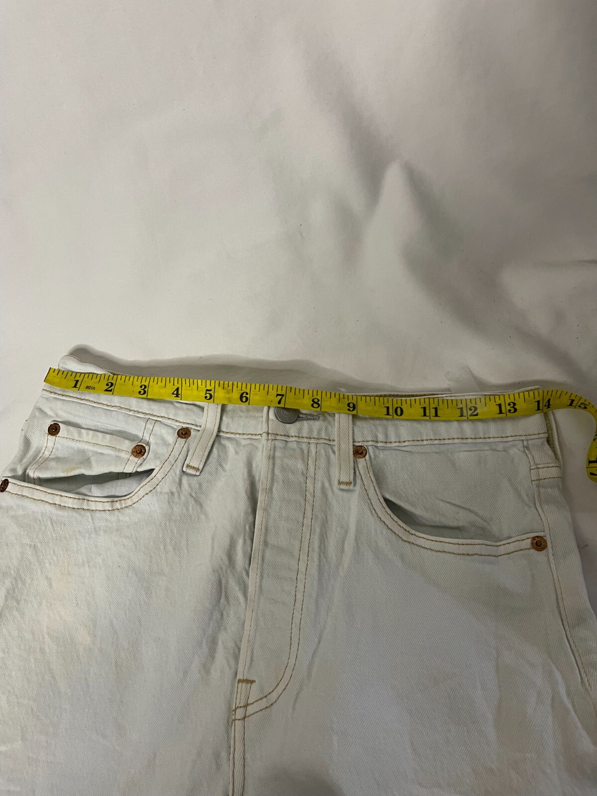 Levis 501 S Big E Skinny Jeans Men Sz W28 L39 Denim Button Fly Mid Rise Vintage
