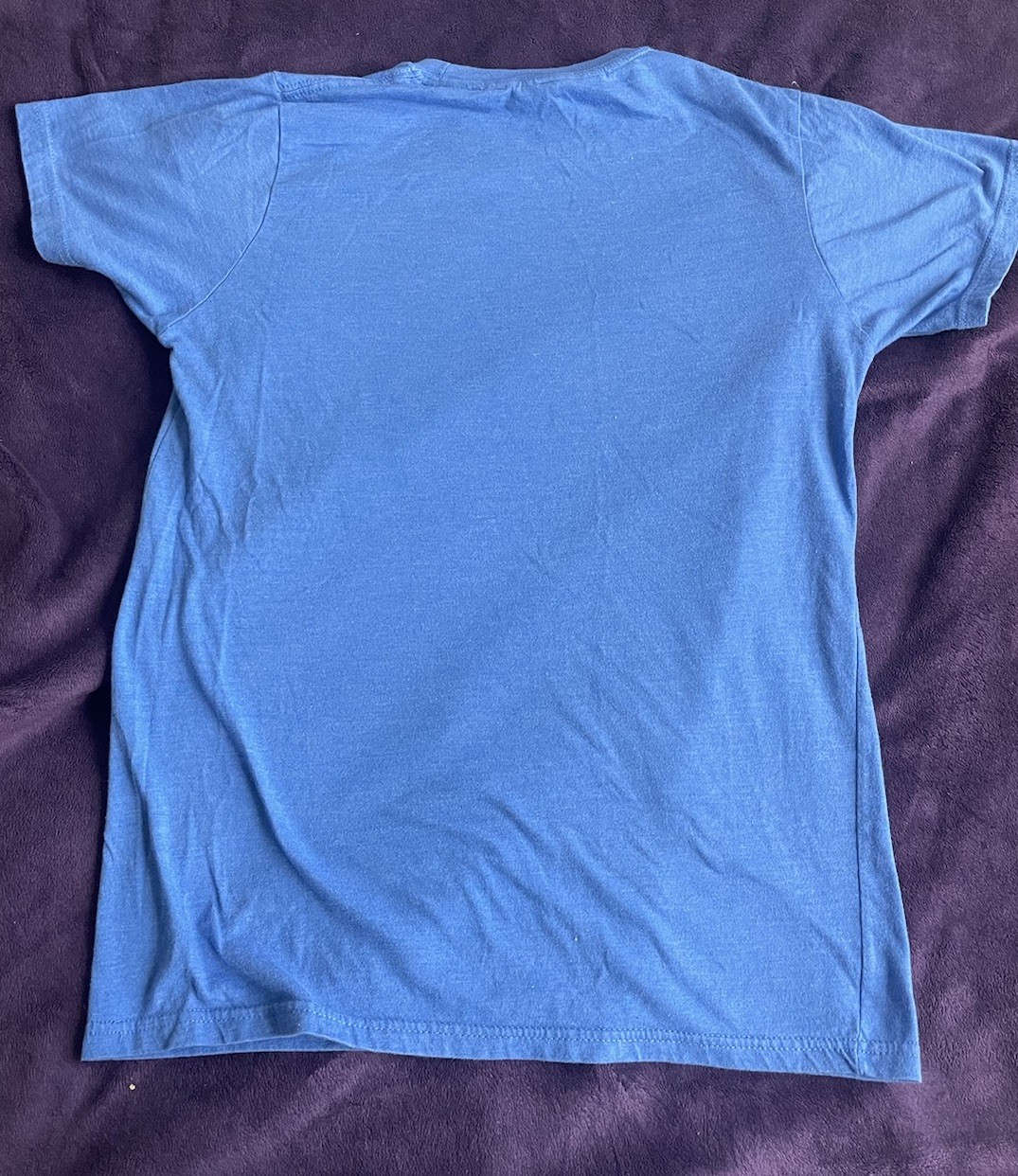 True Vintage Betty Crocker Blue Wanna Spoon Blue Graphic Tshirt Size Small