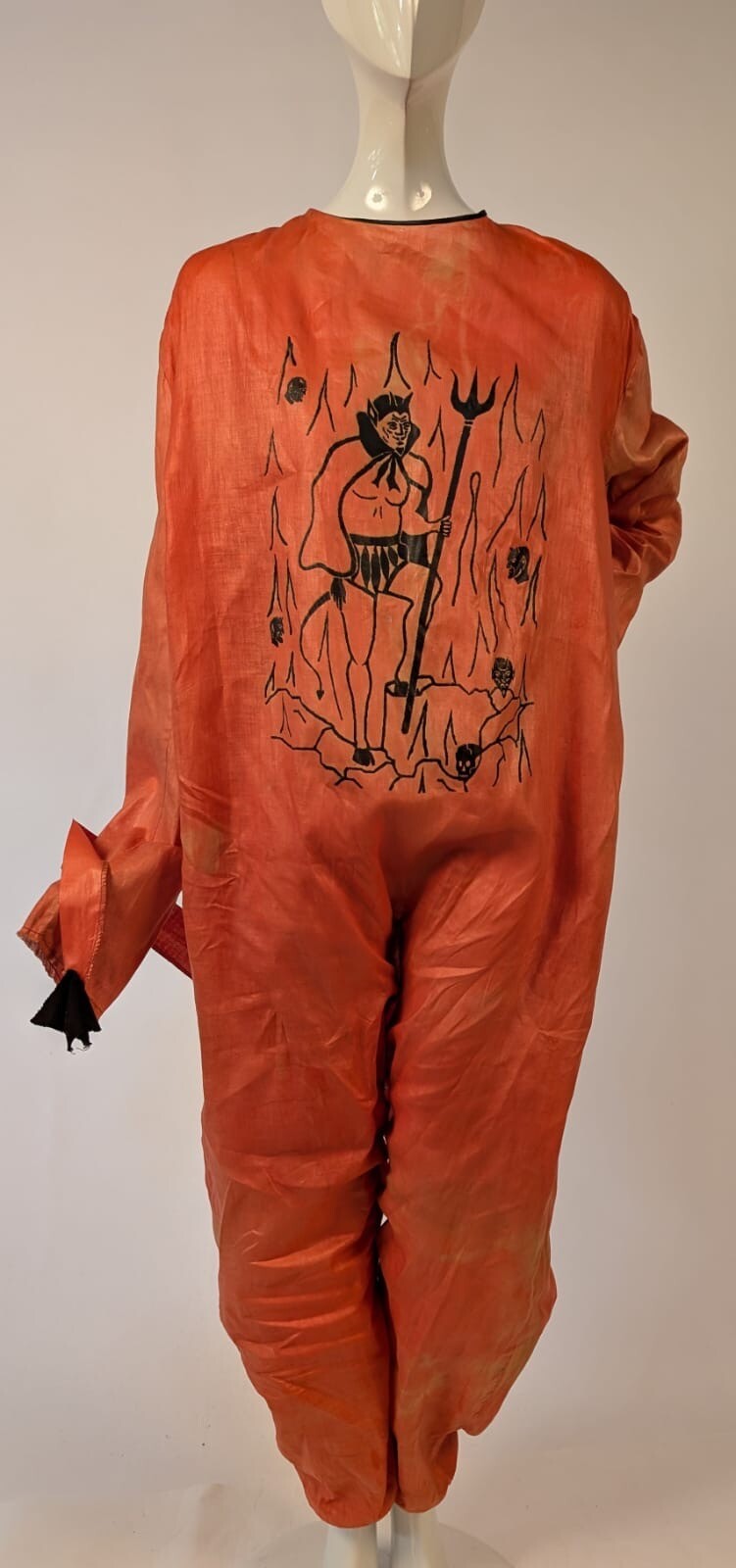 ANTIQUE 1920’S DEVIL IN HELL HALLOWEEN COSTUME W TAIL