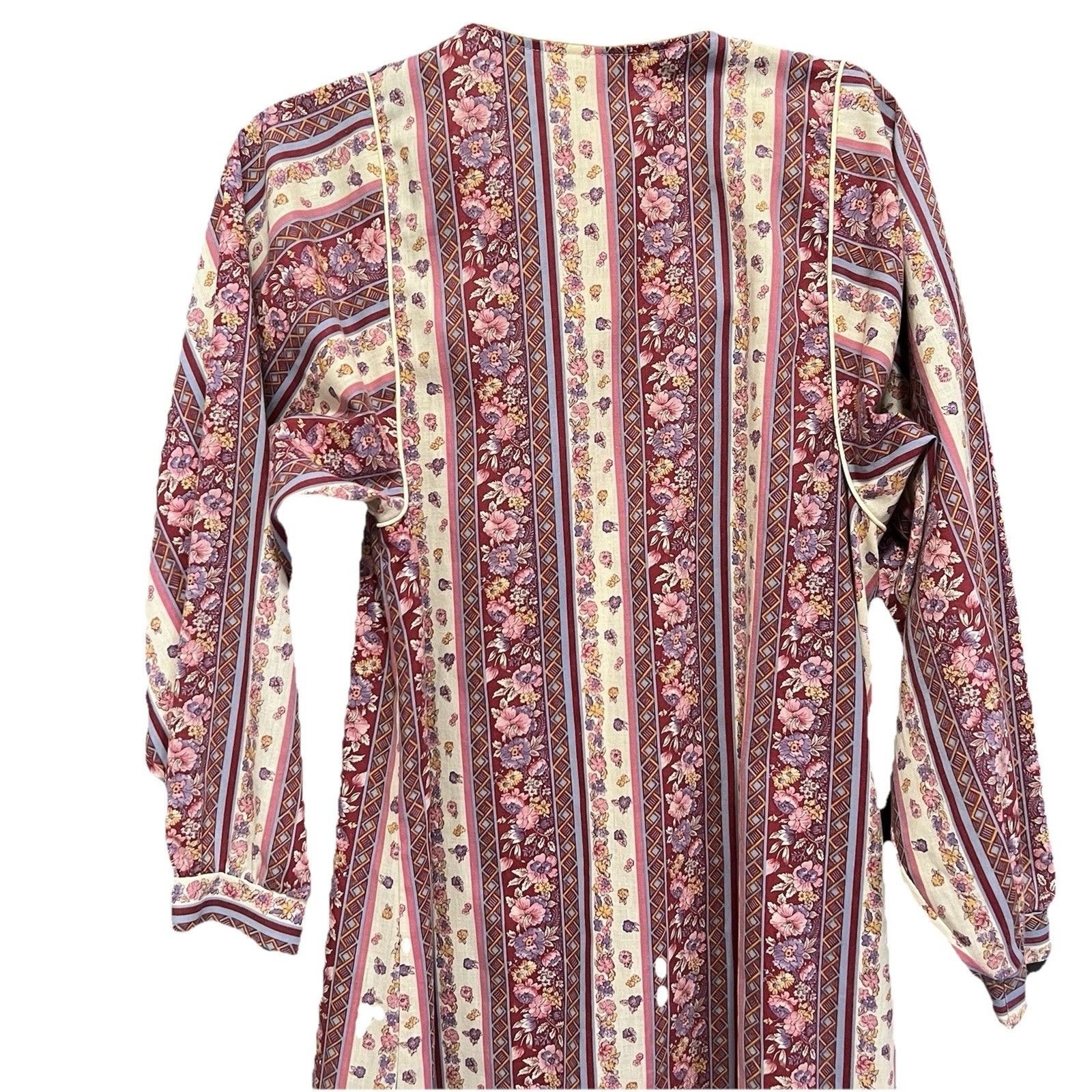 Vintage 70s/80s Tammy Floral House Dress Long Sleeve Cottage Core