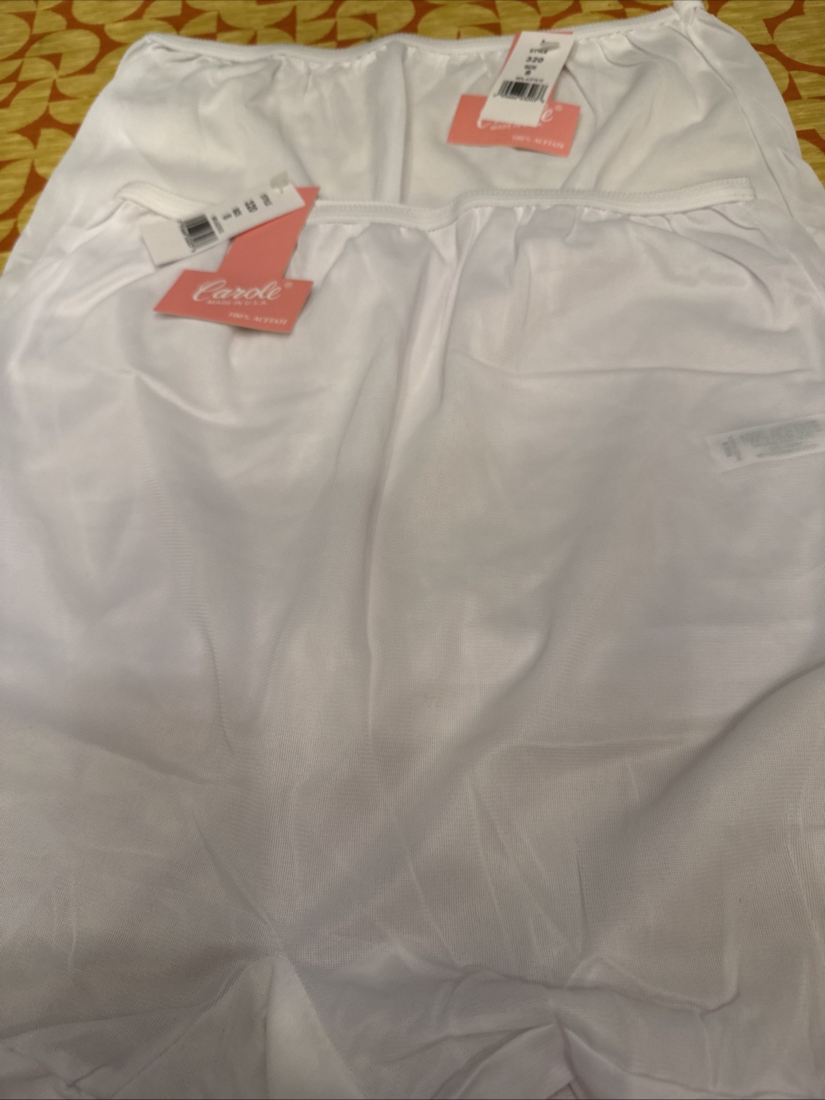 Carole Flattering Fit Undies Granny Panties Size 8 2 Pair 320 100% Acetate