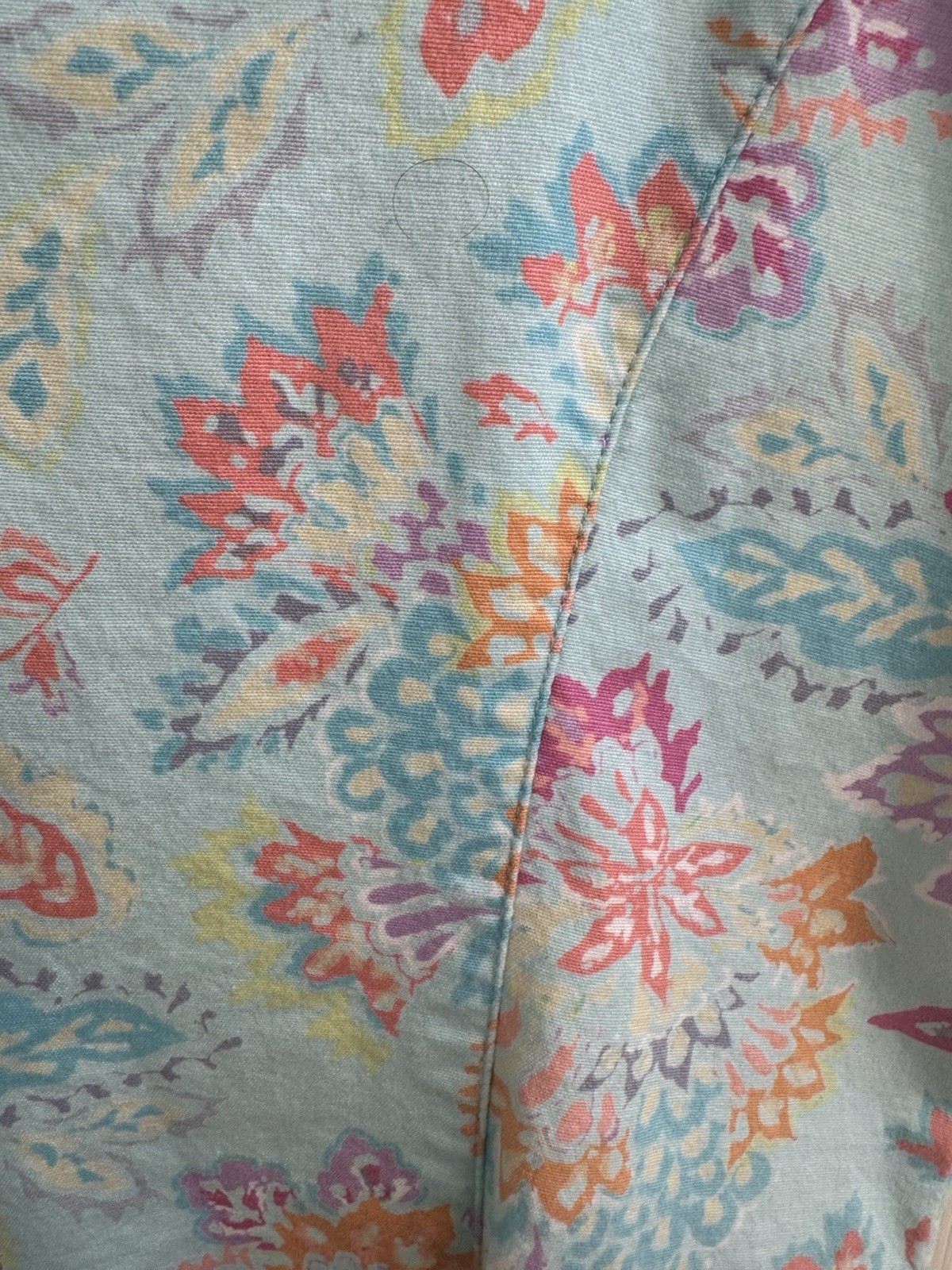 VTG SIGRID OLSEN SPORT Cottage Core Blue Floral Sundress Cotton & Spandex (12P)