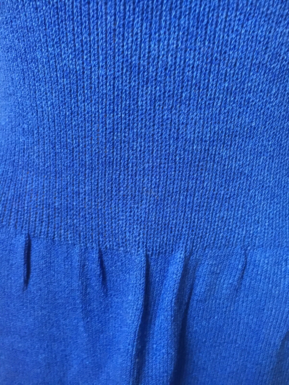 Women’s Vintage Pat Sandler for Wellmore Dress Royal Blue Knit Beaded Size 4