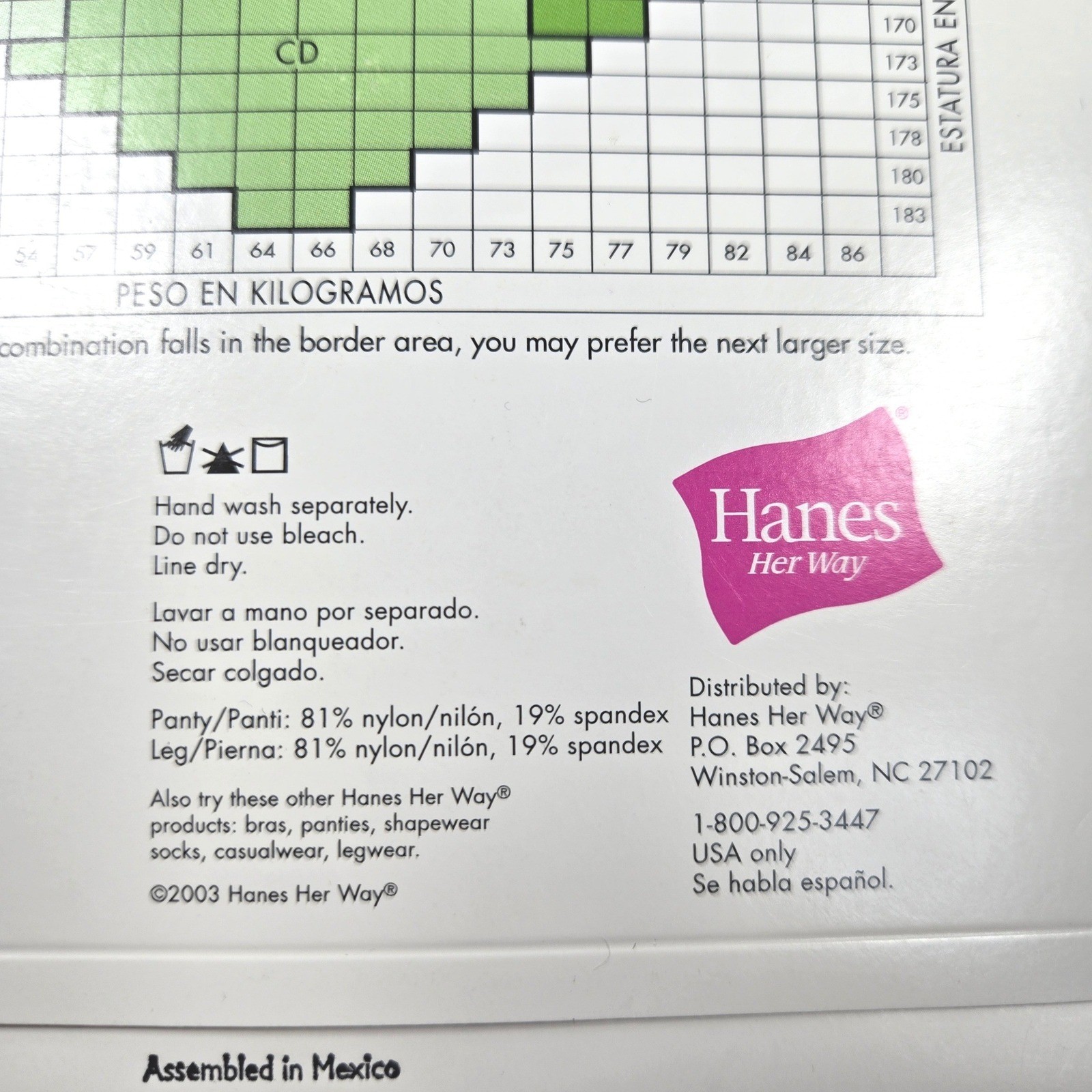 2 vtg Hanes Her Way Control Top Pantyhose Comfort Collection CD Nude Bare Almost