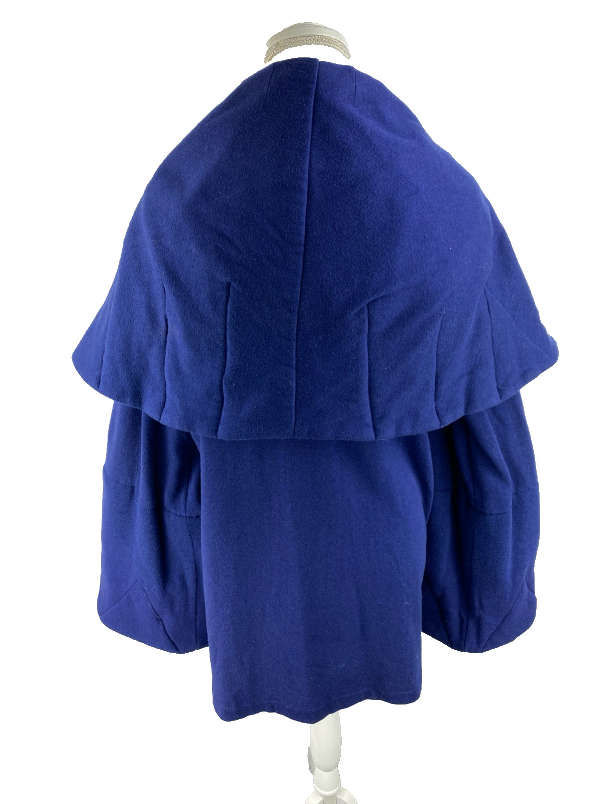 Norma Kamali Iconic Shawl Collar Open Front Oversized Vtg 80s 90s Coat Jacket