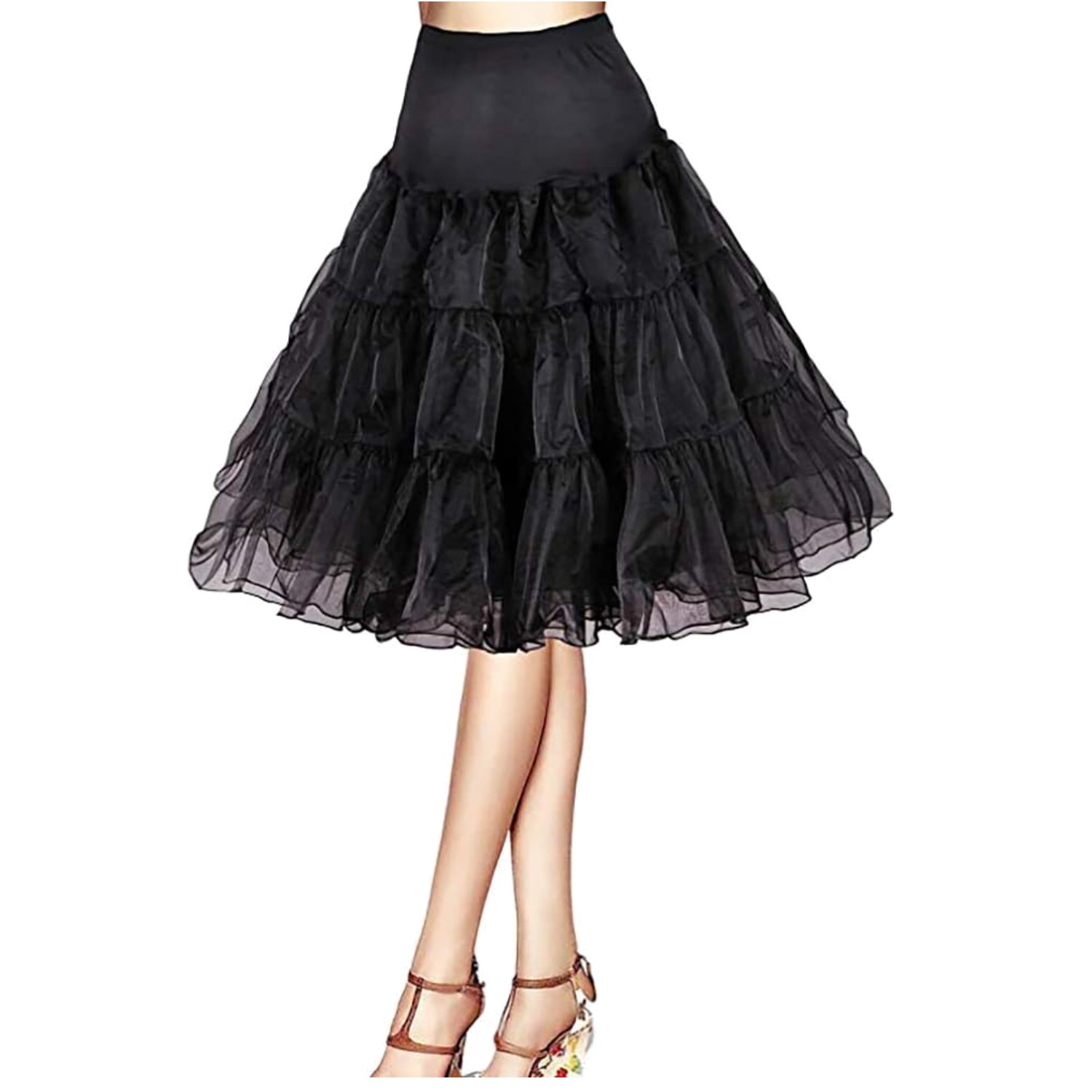 Vintage Knee Length Crinoline Petticoat – 1950s Style