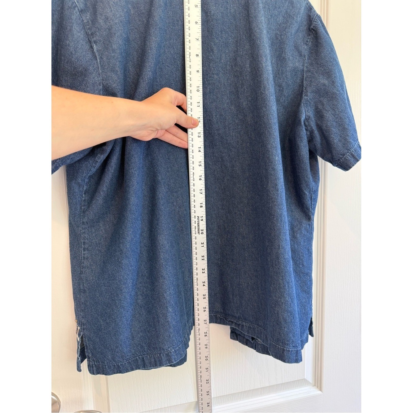 Country Concepts Plus 1X Embroidered Denim Dress Set | CottagecoreWesternVintage