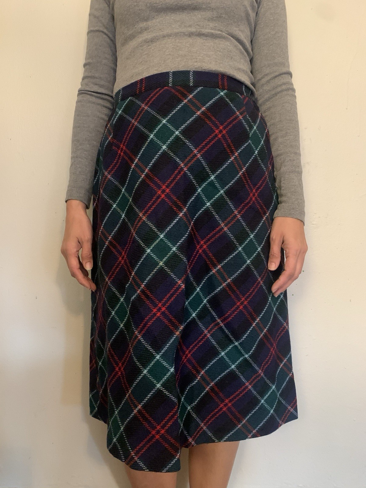 Vintage Plaid Skirt