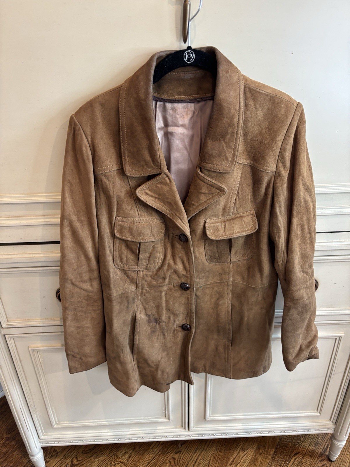 Vintage 1970s Brown Suede Leather Jacket Women’s Read
