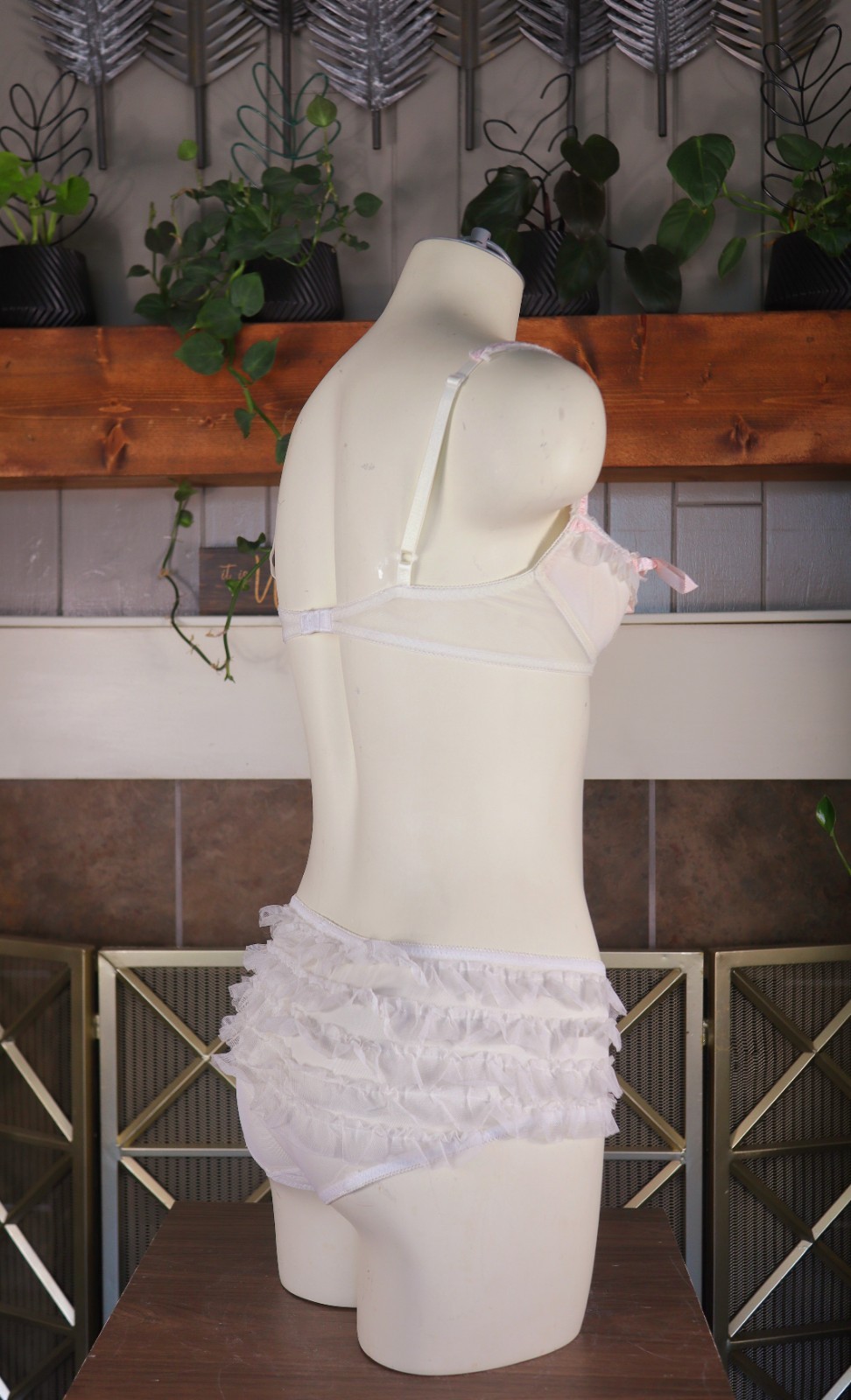 Vintage Fredericks Of Hollywood Little Bo Peep Style Set. Small