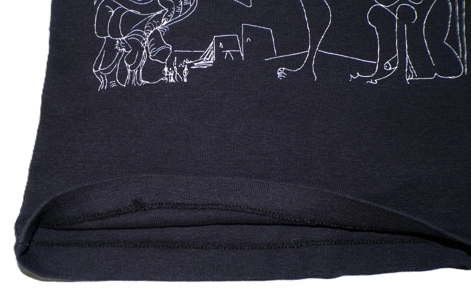 vtg 70s 80’s Picasso T-shirt M Black Bacchanal Anvil USA Single Stitch „Mint”