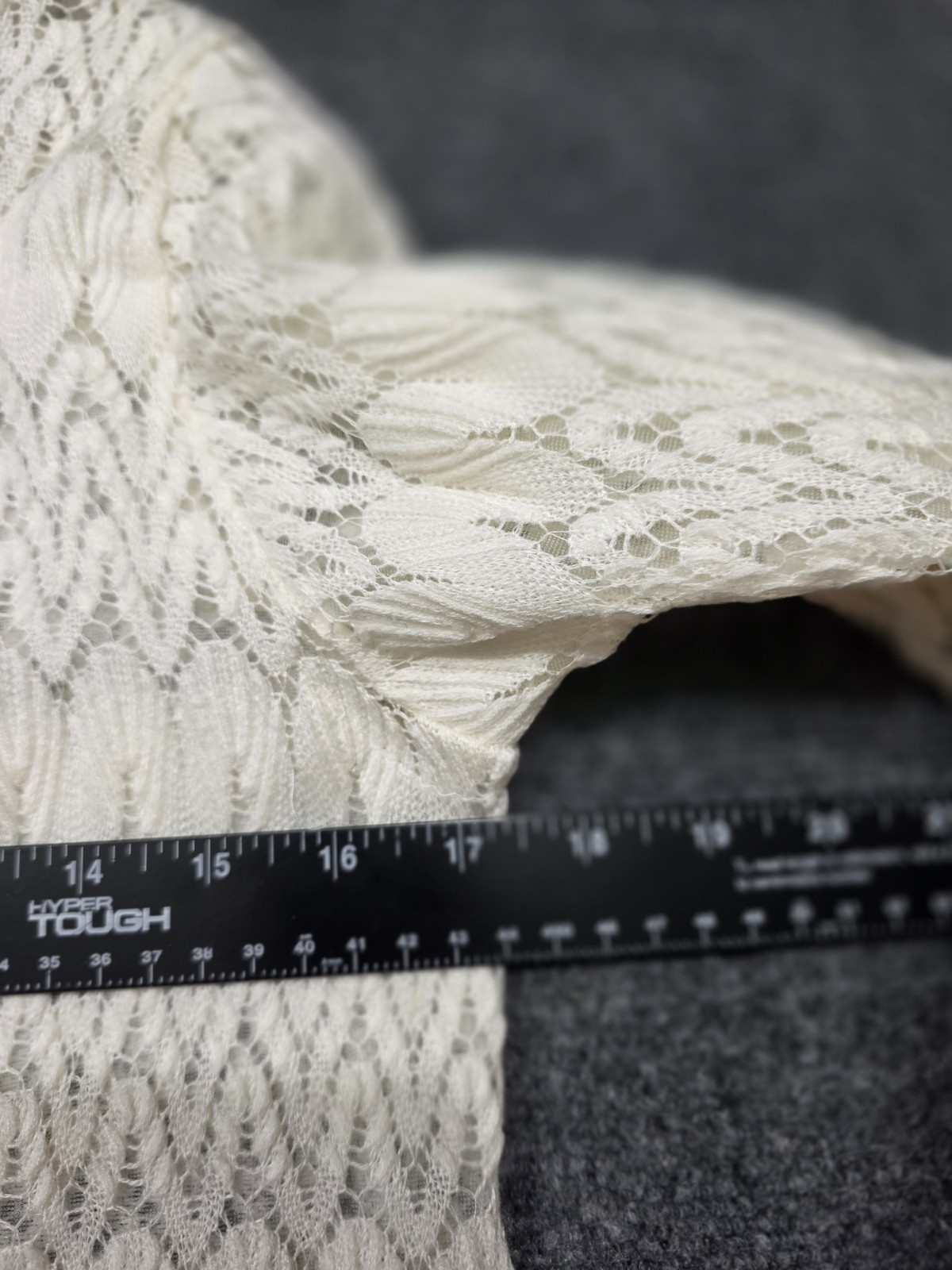 Vintage Crochet Lace Open Cardigan Mesh Sweater Top Shrug Cottagecore Womens