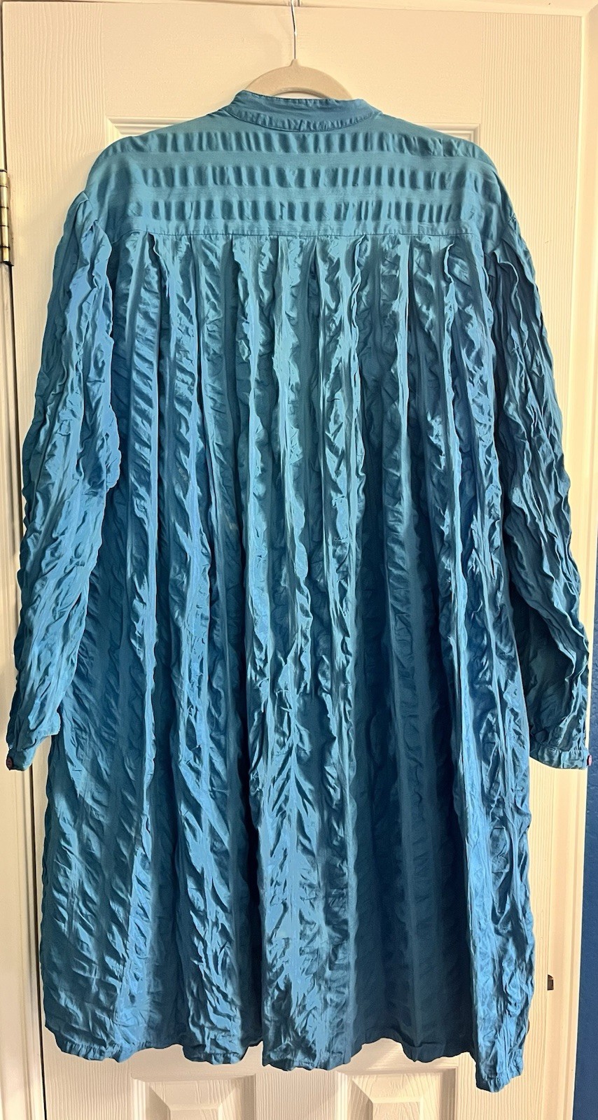Fabulous Vintage 1970s French Connection Blue Tunic Dress Size M