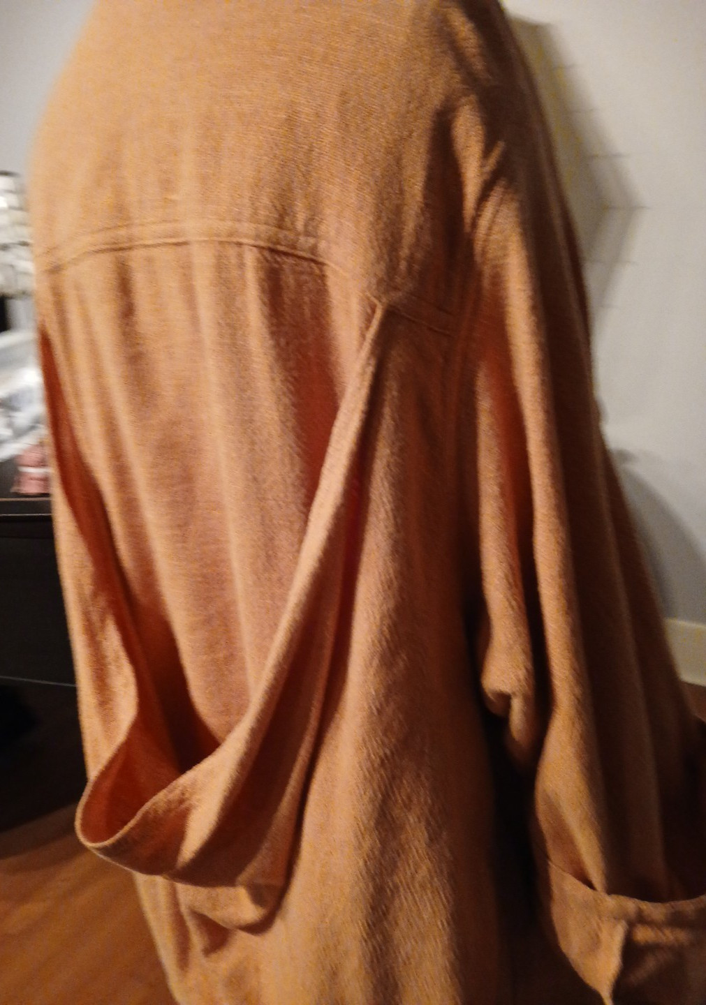 Vtg 1990s Sangam Imports Pumpkin Culotte-Skirt & Chic Jacket India S/L