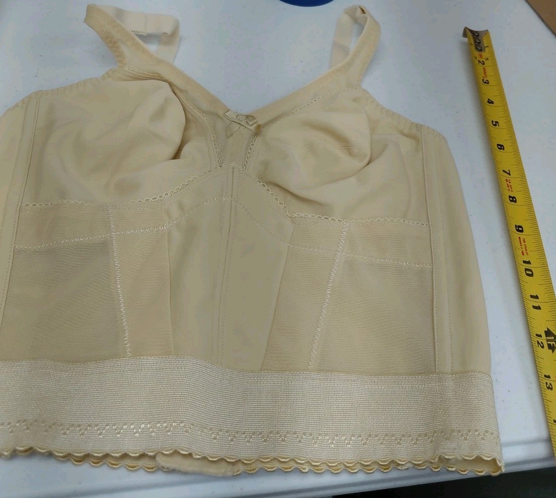 Vintage Crown-nette Longline Bra Size 36C