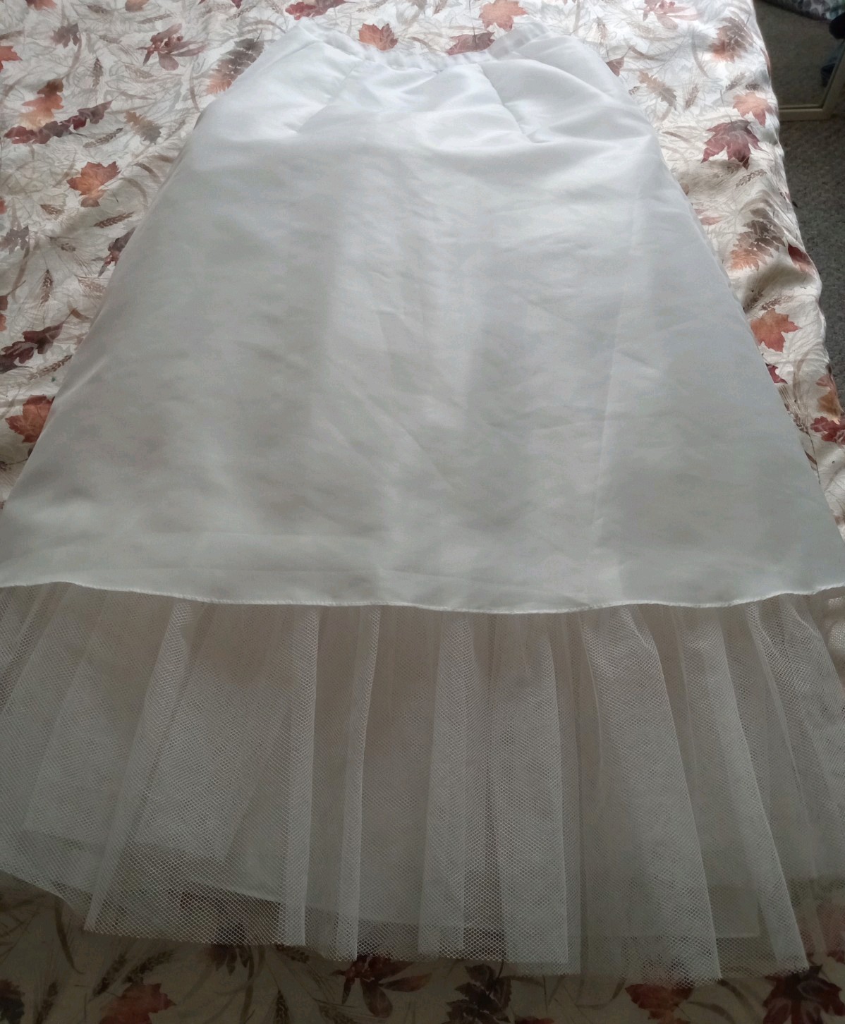 Vintage Petticoat Slip Size 6 Tiered Nylon & Tulle