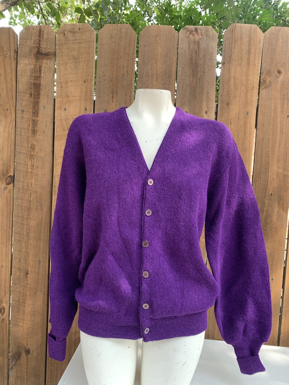 80’s Vintage Harridge Row At Bond’s Alpaca/ Wool Cardigan Sweater Size M RN13884