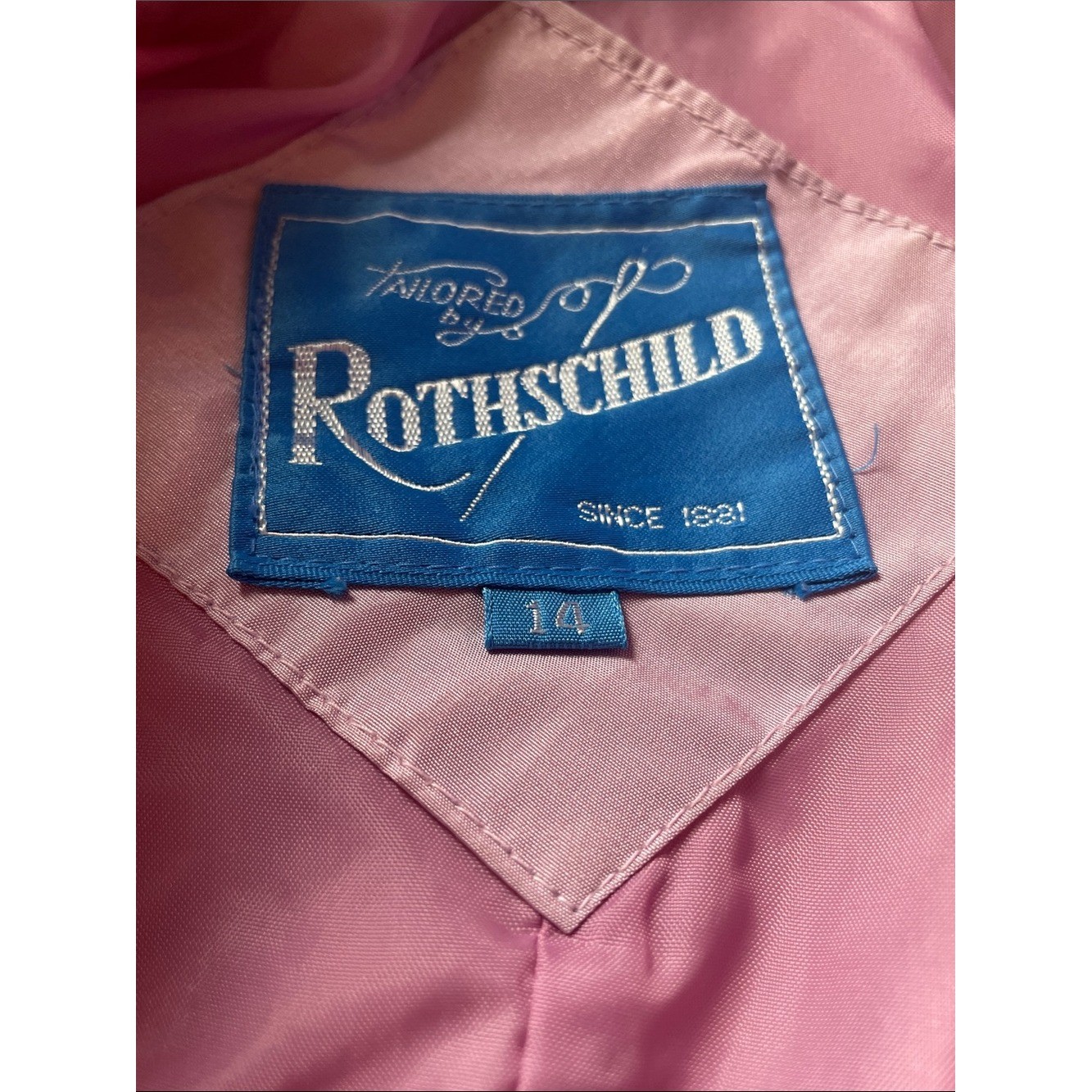 VTG 80s Rothschild Lavender Puffer Coat Asymmetric Colorblock Leg-O-Mutton