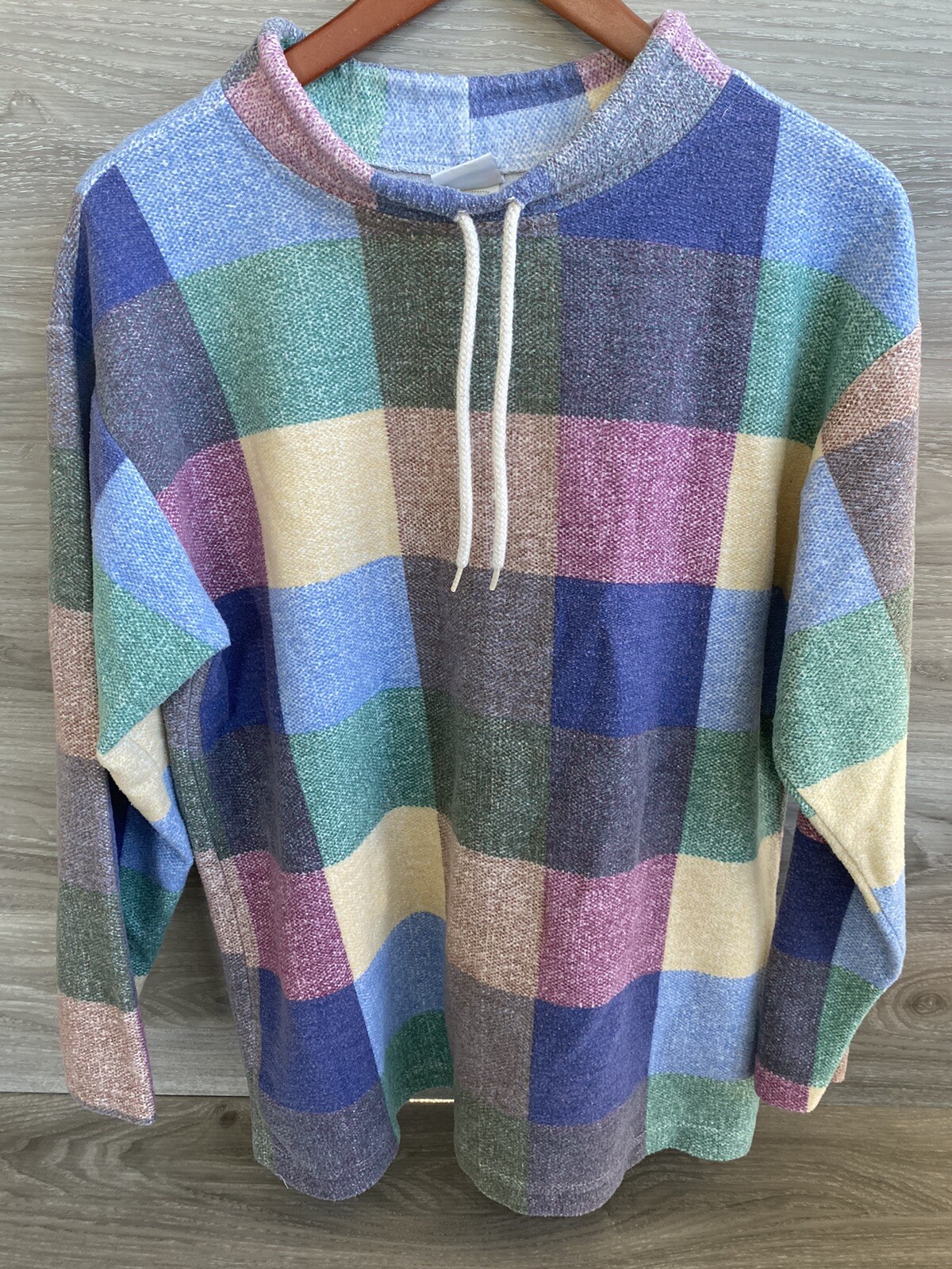 Vintage 80’s-90’s Color Block Sweater Size Medium By Pro Spirit