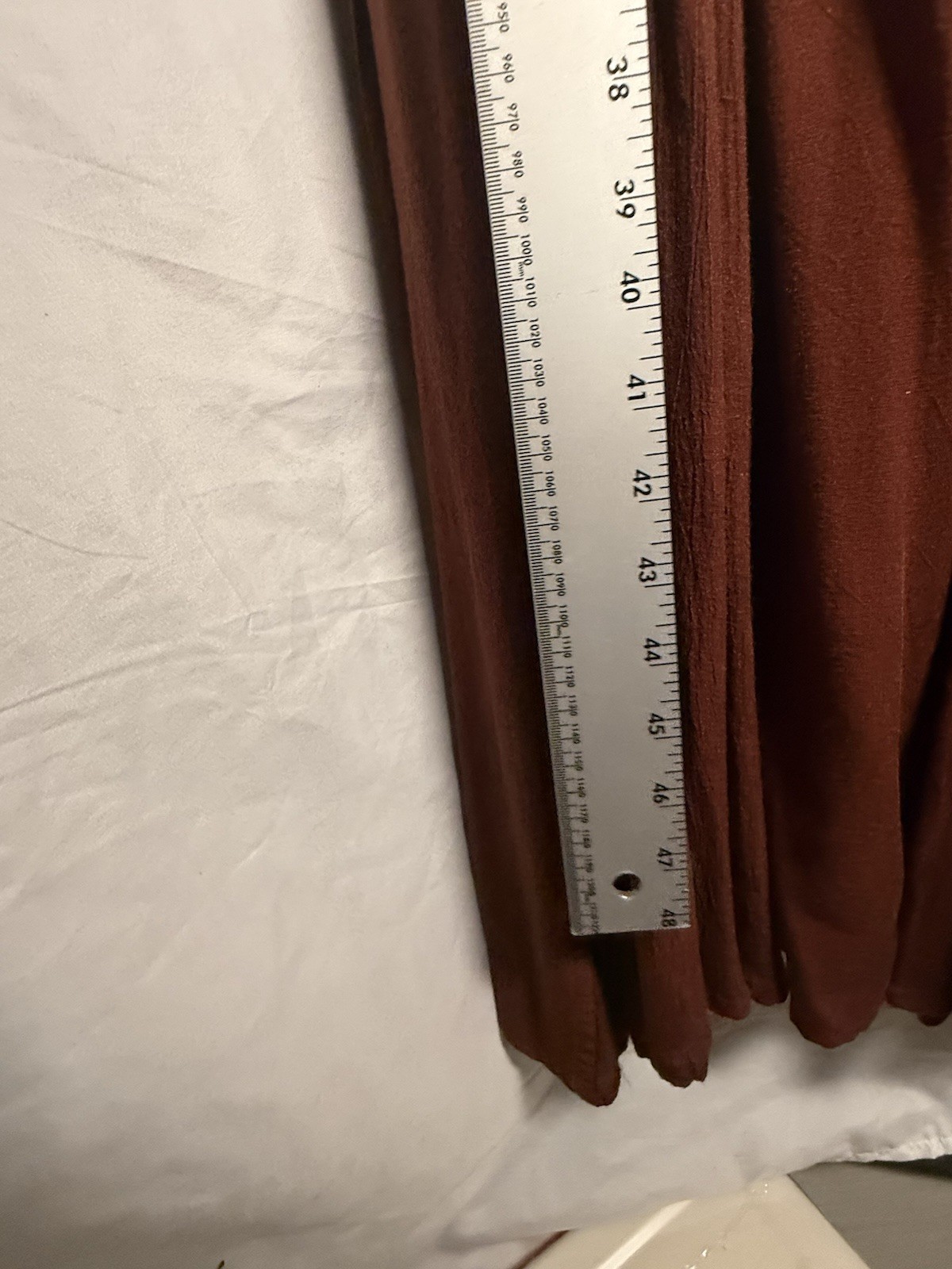 VTG Y2K M.P.H. 3X Artsy Boho Dress Burgundy Brown Beaded Gothic Lagenlook