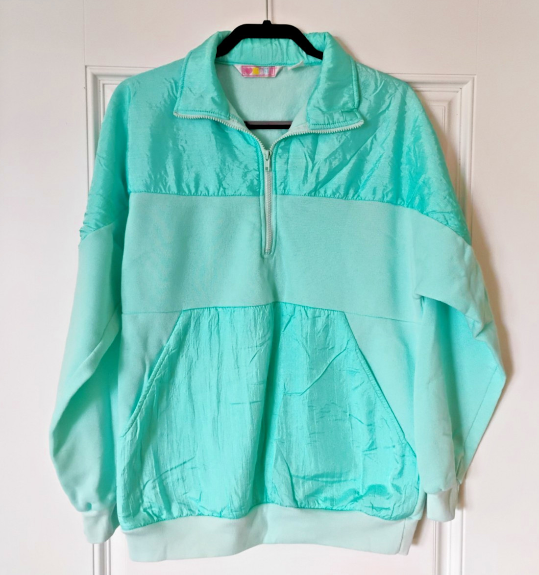 Vintage Retro Women’s 2 Piece 1970s Longstreet Size L Jogging Suit – 1/4 Zip Top
