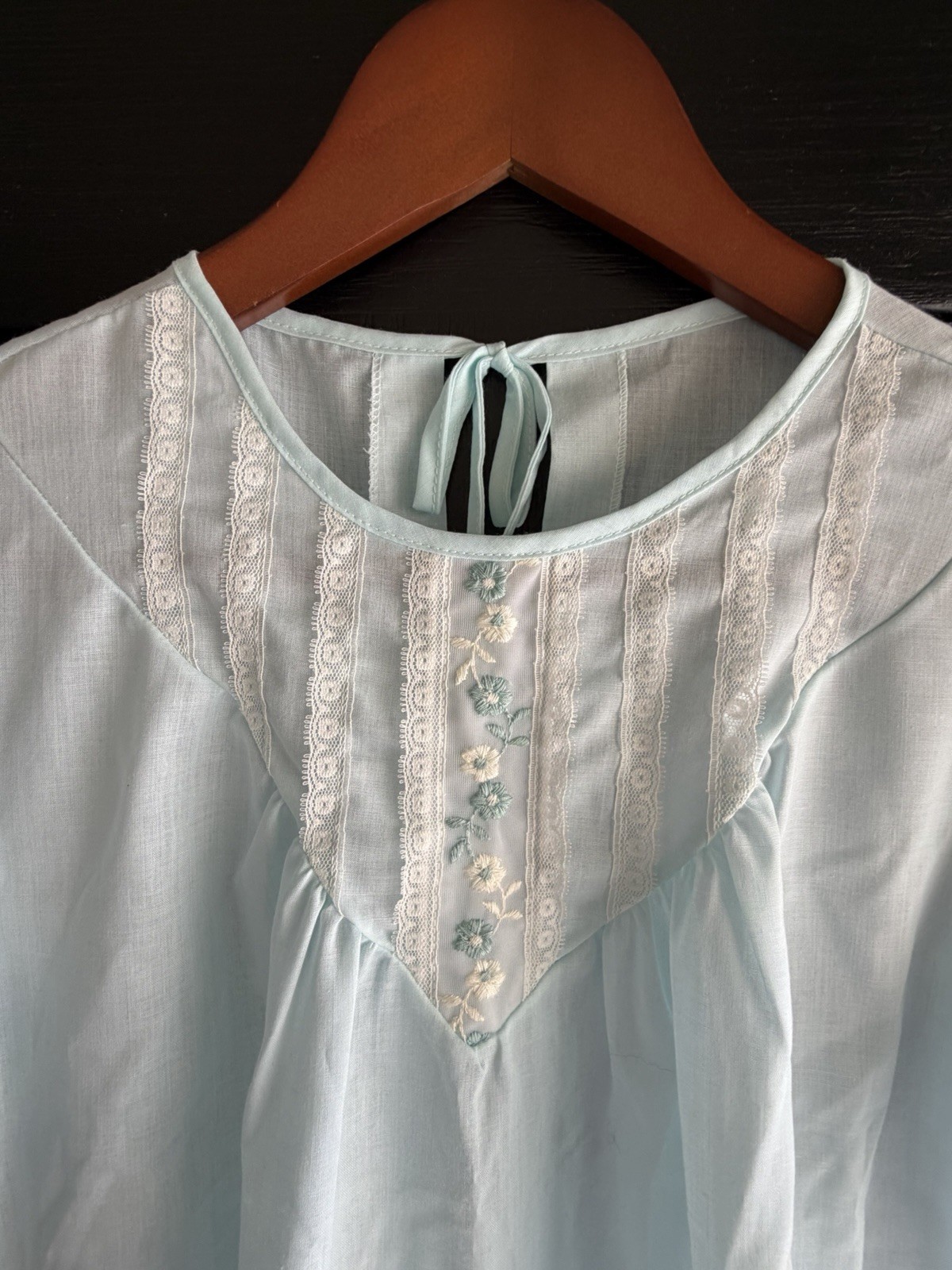 Vintage Sears Hospital Nightgown Open Back Size Small Set Of 3 Pink,Blue,Yellow