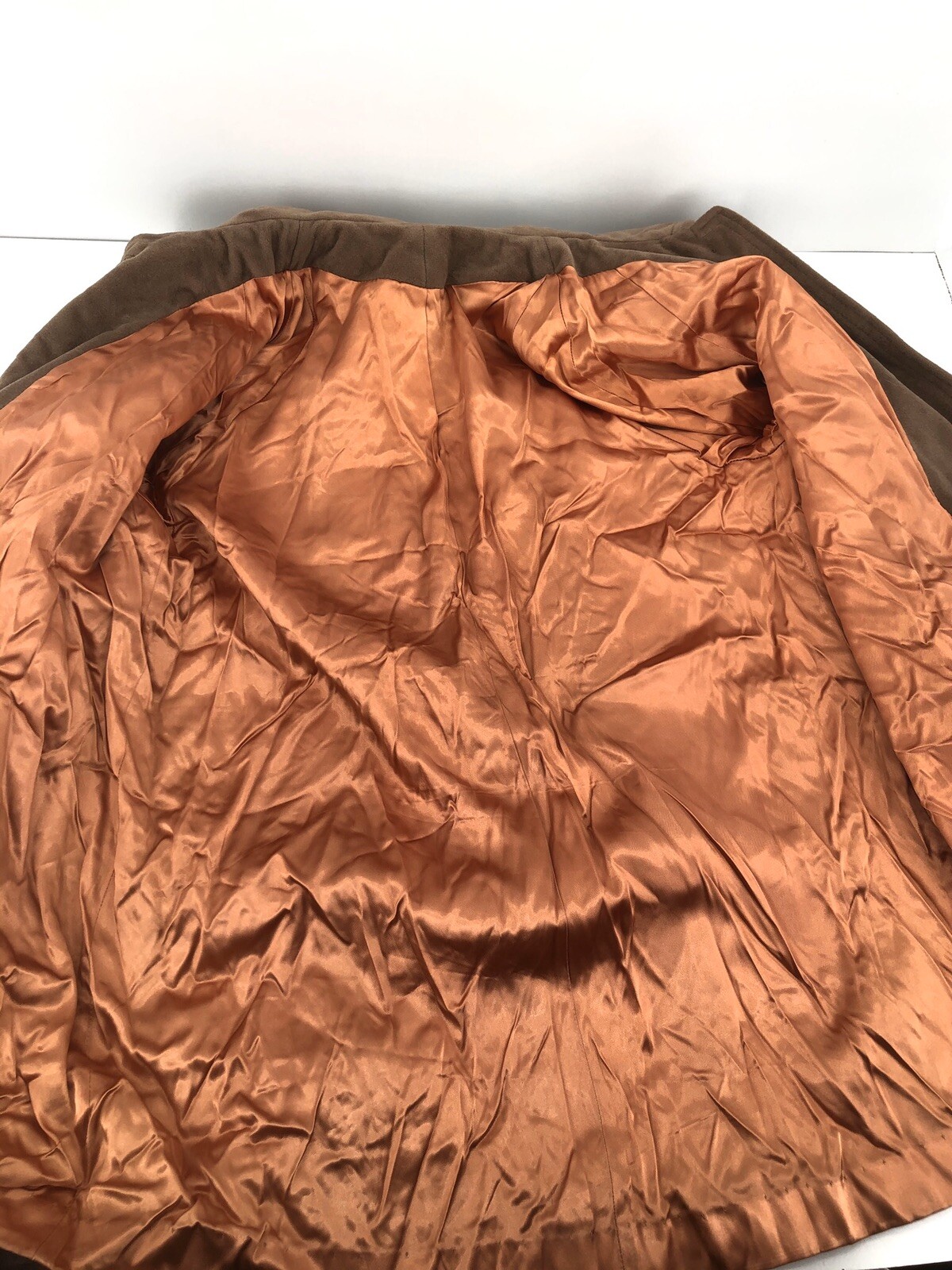 Vintage Kashmiraj By Elegant Fashions Women Large/XL Brown Cashmere Coat Jacket