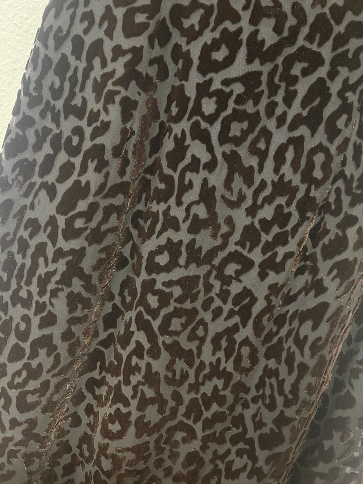 Vintage USA Small 90’s Y2K Velvet Maxi 5 Dress Burnout Rampage