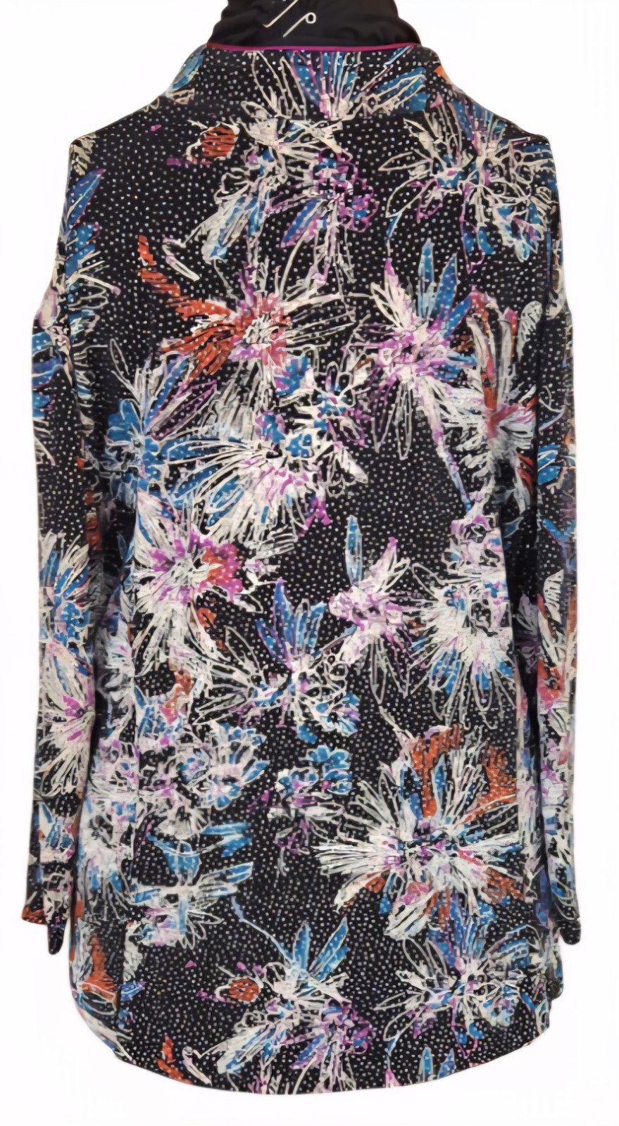 1990s ALEX EVENINGS Jeweled Zipper Sparkly Satin Floral Jacket Size 3X
