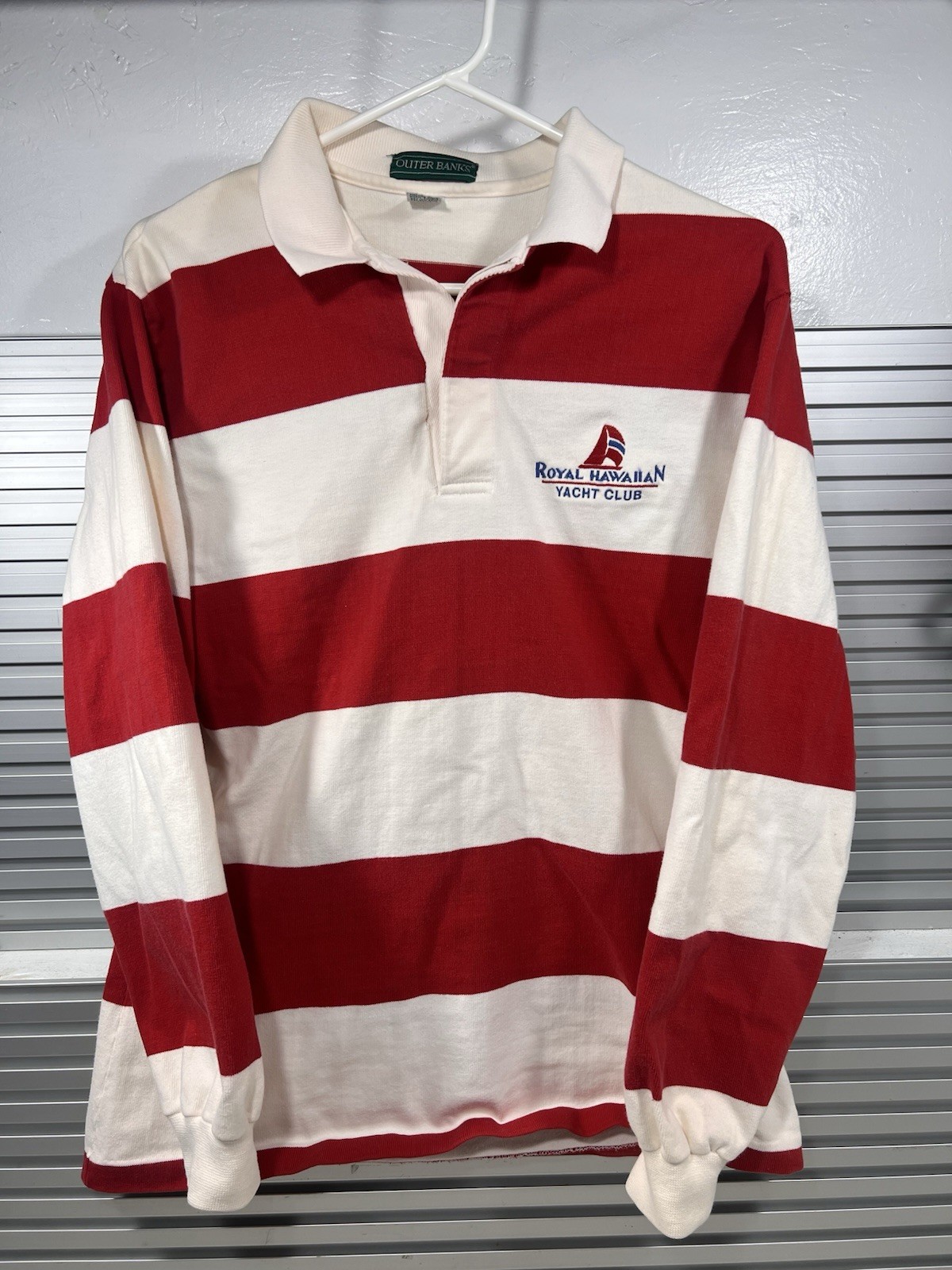 Vintage Hawaiian Yacht Club Graphic Made In USA Outer Banks- Size Medium