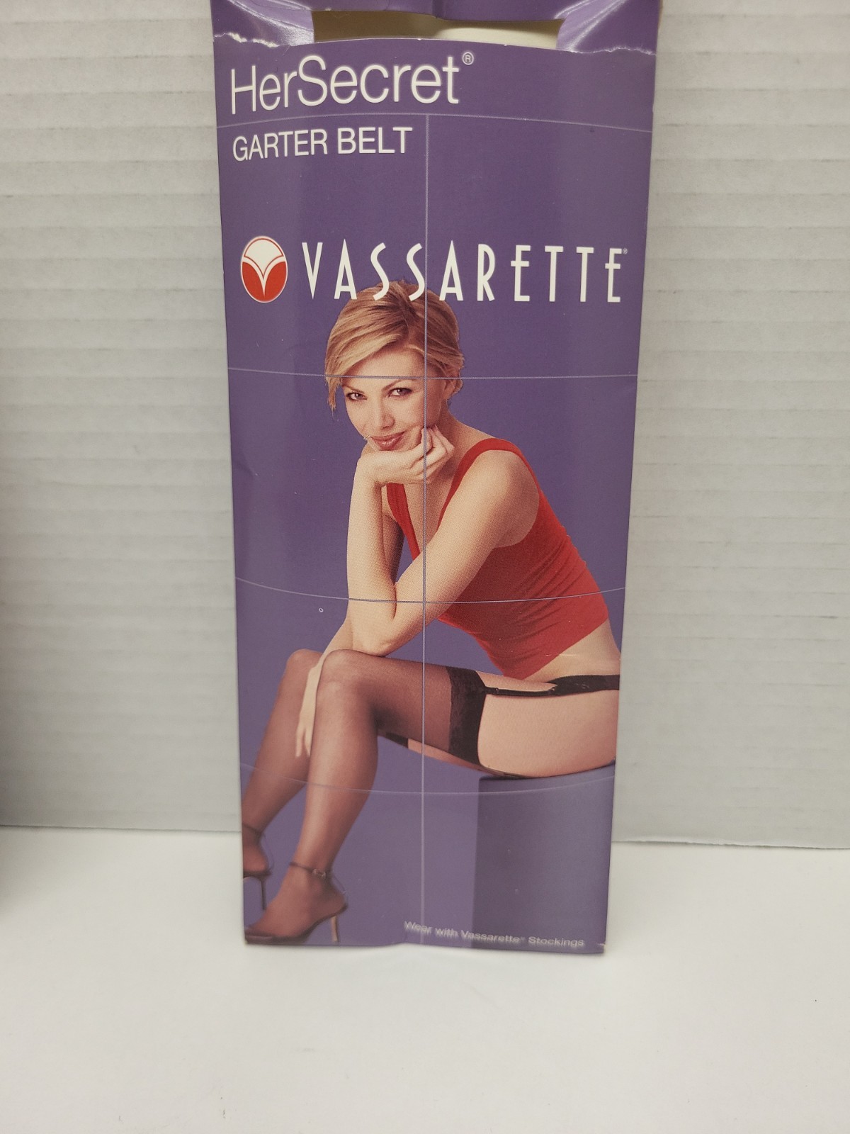Lot of 3 Vassarette Black Silky Sheer Stockings & 3 Garter Belts, 2 White 1 Blk