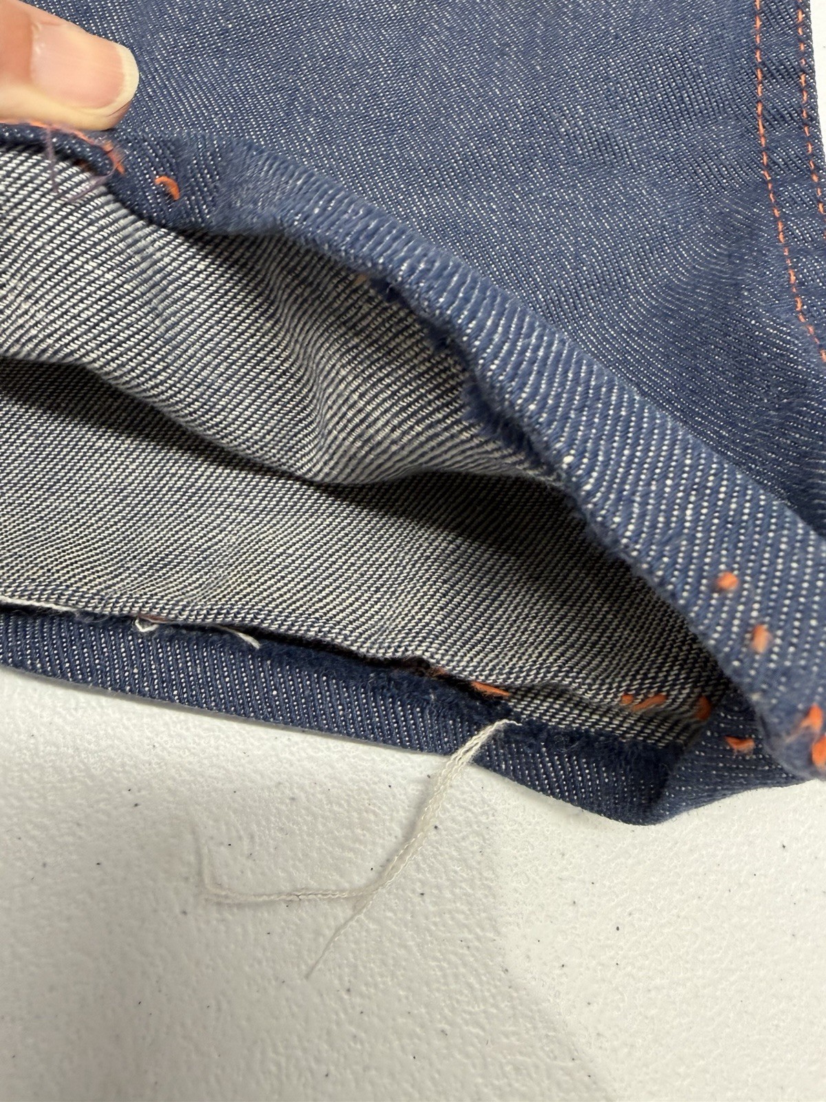 Turtle Bax Denim Overalls 5/6 Sanforized Need Repair