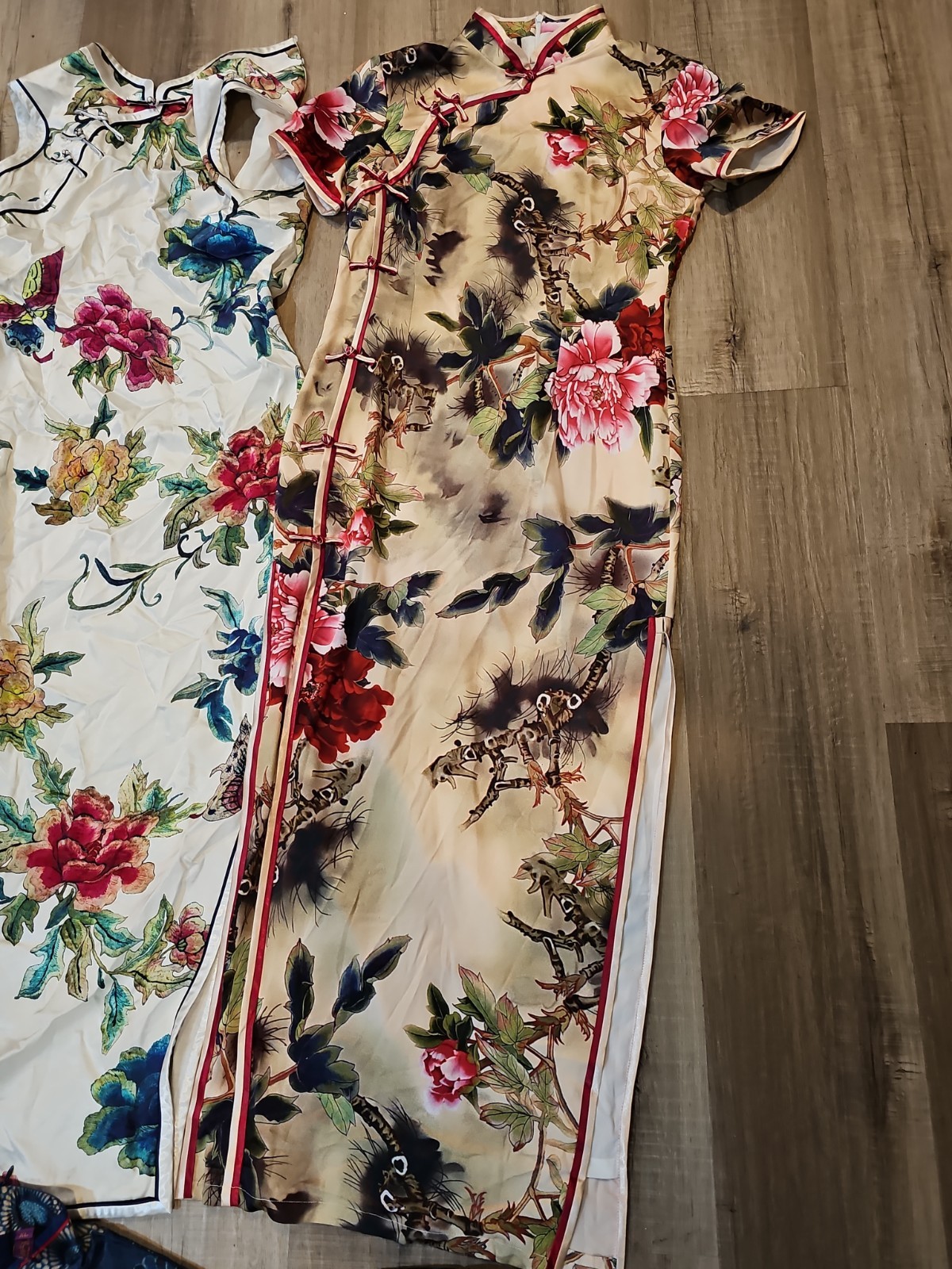 6 – Silk Chinese Cheongsam Dresses Size Large Pre Owned Excellent & 1 XL NWT