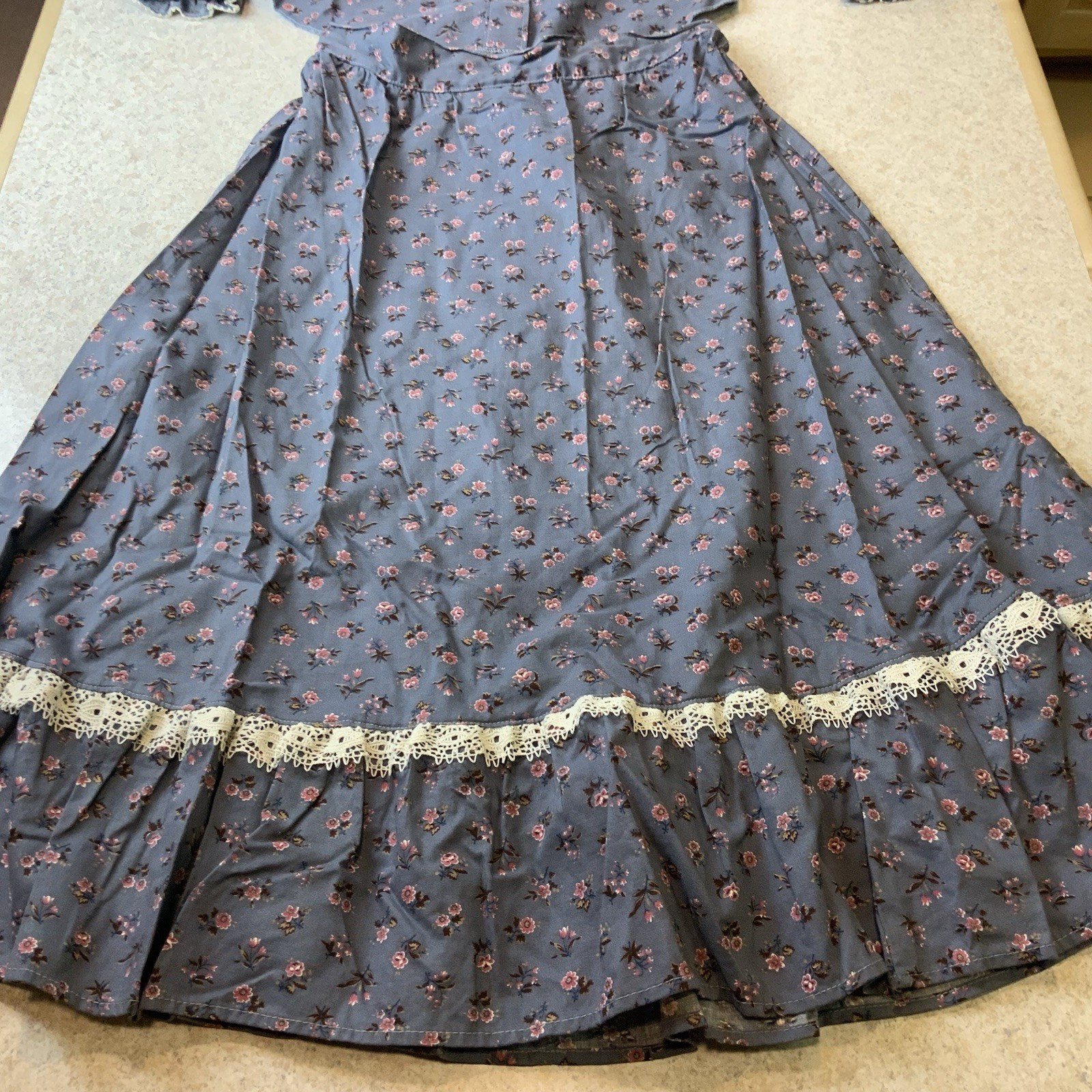 VTG Miss Rodeo America 70’s Women’s S Western Lace Prairie Top Skirt Set Rare!