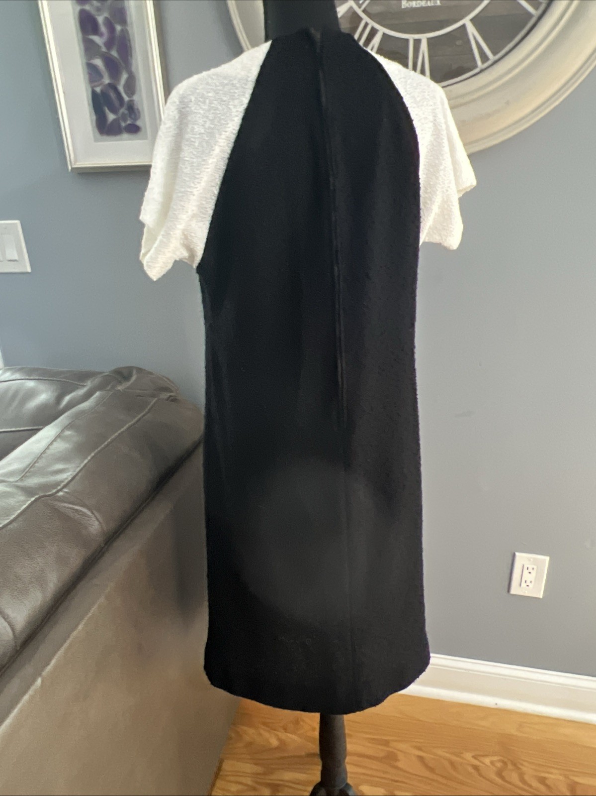 Leslie Pomer︱ILGWU︱1960’s︱Size 16︱Black & White︱Dress