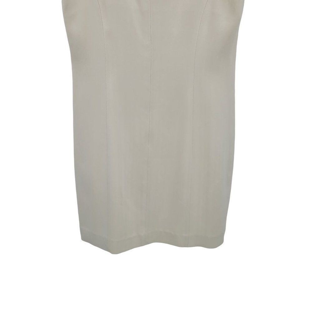 90’s Tommy Bahama Silk Mini Sheath Dress Sz 8 Beige Capsule Resort Quiet Luxury