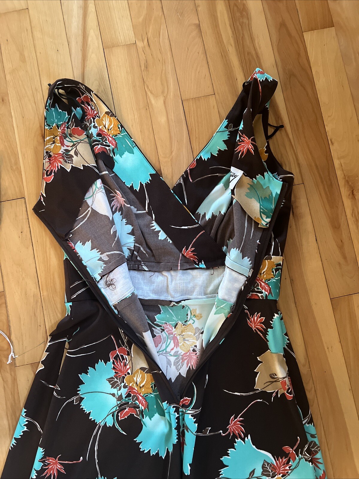 C.M. Courtney Vintage Maxi Dress & Cropped Wrap Jacket USA Made Women’s 9/10