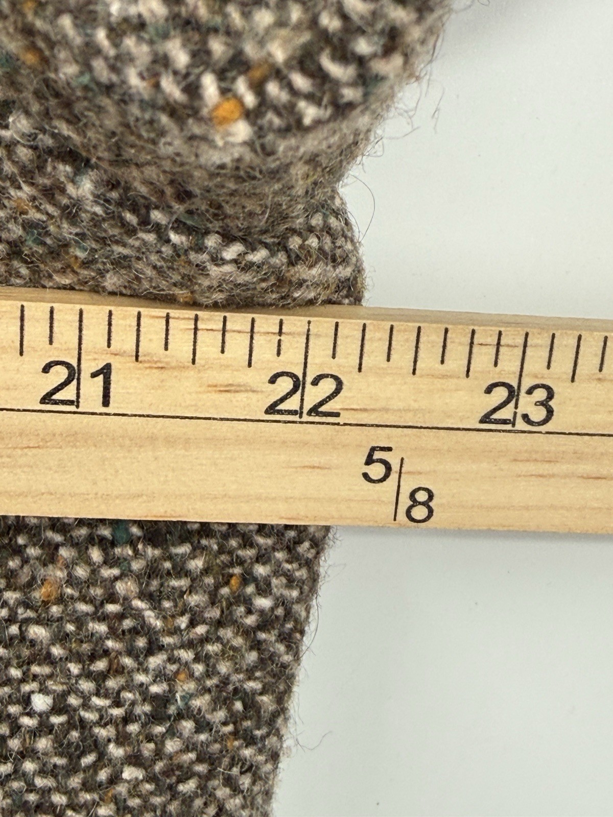 Vintage Wool Tweed Blazer Women’s Size 14 Brown Speckled Dark Academia Jacket