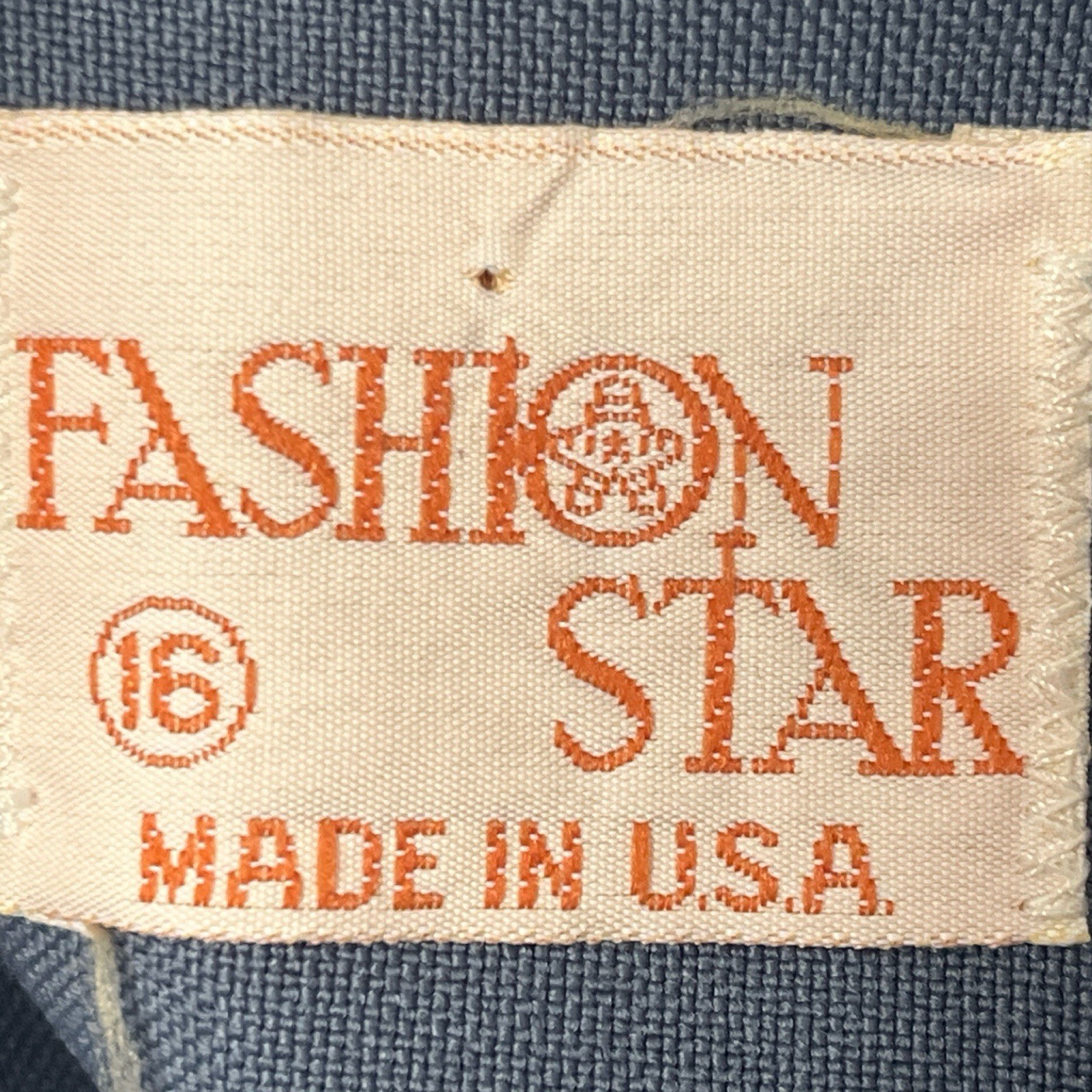 Vintage Fashion Star Vest Blue Sleeveless Academia Womens Size 16