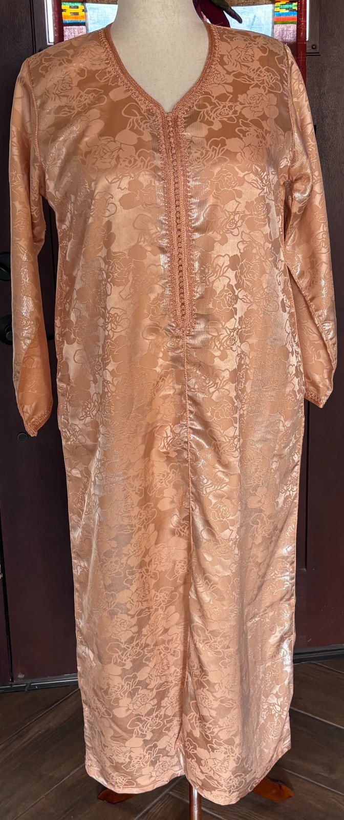 Vtg mid 60’s – 70’s Moroccan Caftan/Djelaba Sz M-L