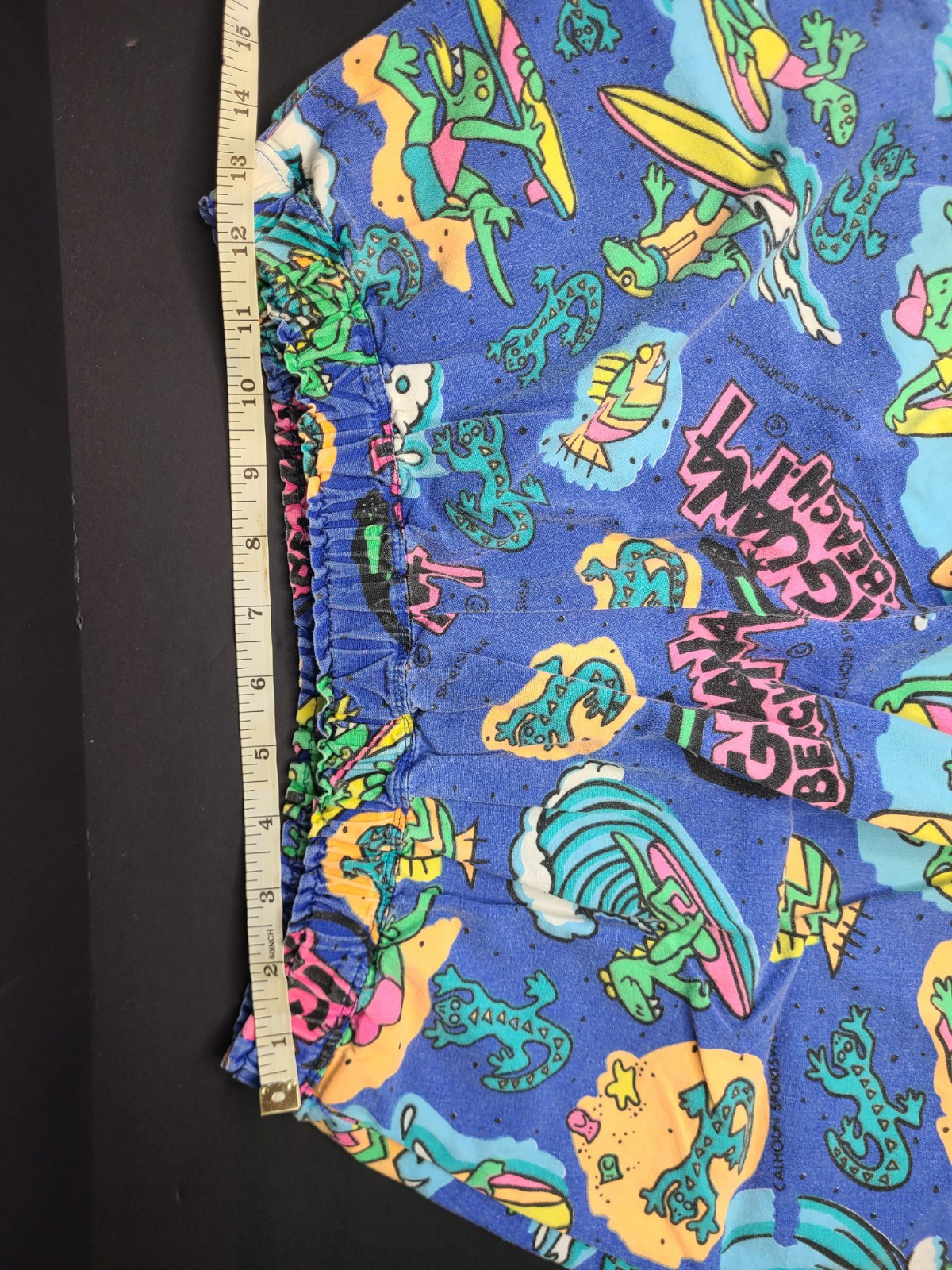 Vntg 90s Outfit Set Iguana Beach Soveneir Womans Small Girls Large Neon Colors