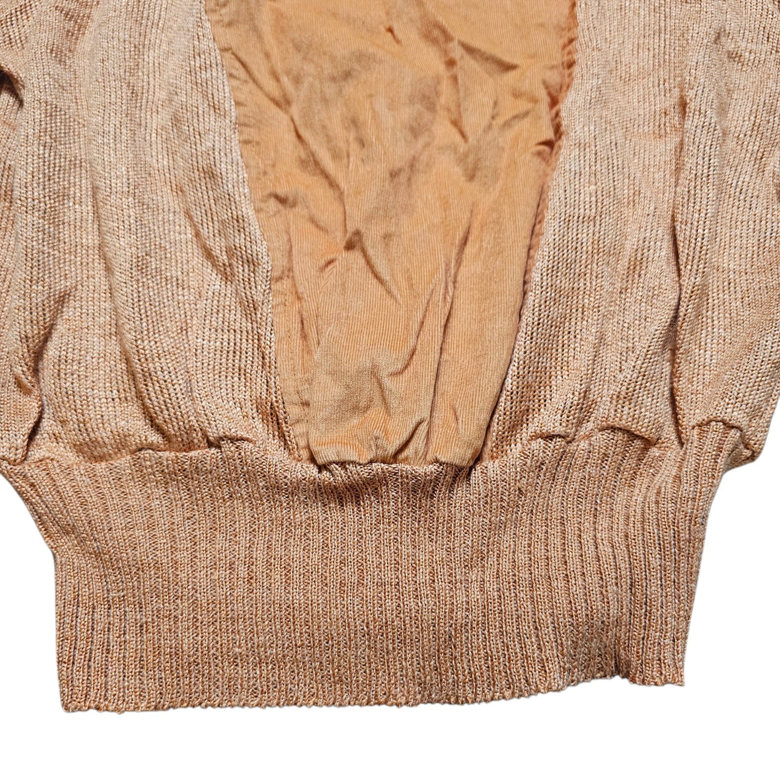 Vintage 1980s MARC D’ALCY Dolman Sleeves Deep V Sweater And Skirt