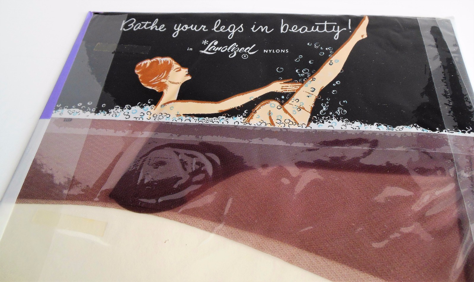 Nylon Stockings Kmart Sealed Vintage Stretch Top Seamless Lanolized Grey mist