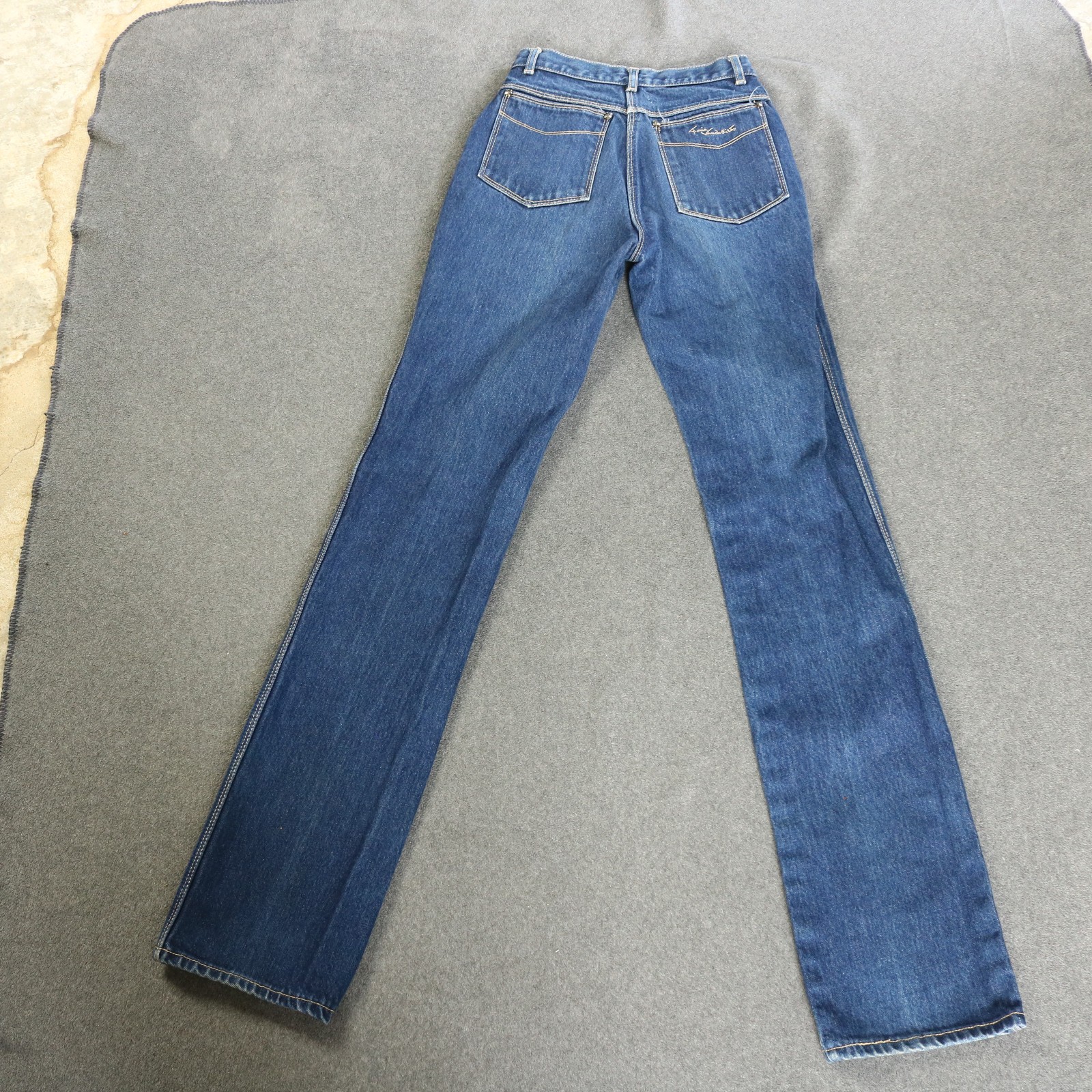 Vtg 70s 80s Gloria Vanderbilt for Murjani Tight-Fit Jeans Dark Wash Blue 5 24×34