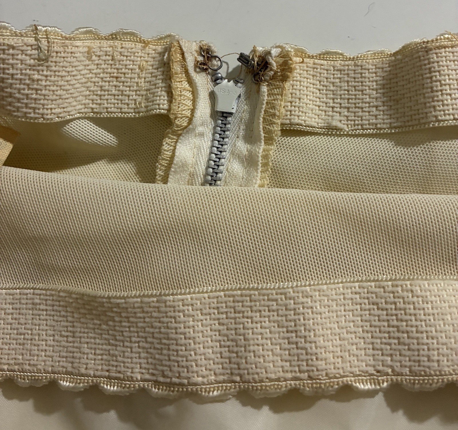 VTG Darling Wedding Prom Crinoline Tulle Layer Nylon Underskirt Petticoat SZ 10