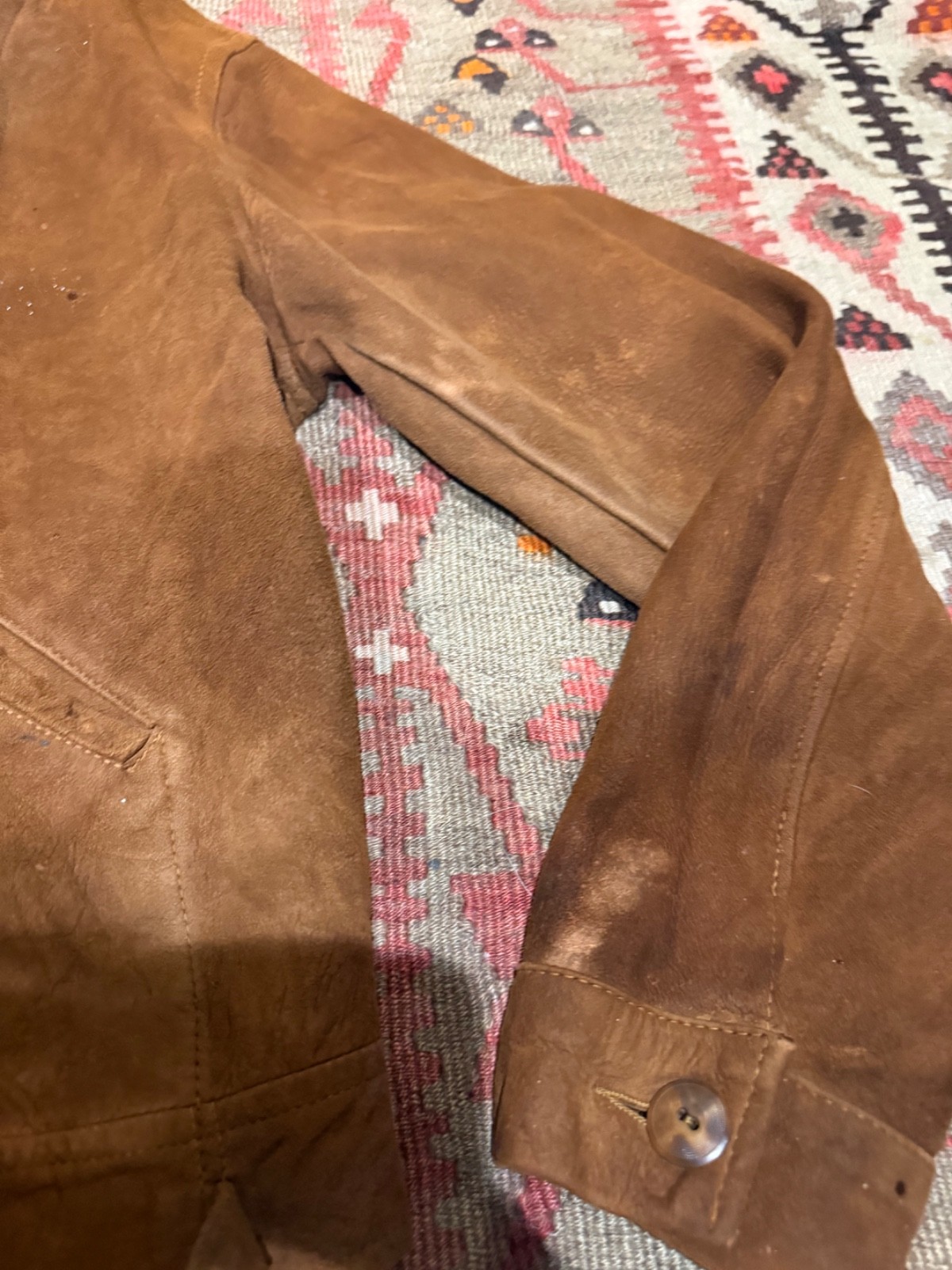 Vintage 1930’s rare small deer skin cossack riding jacket