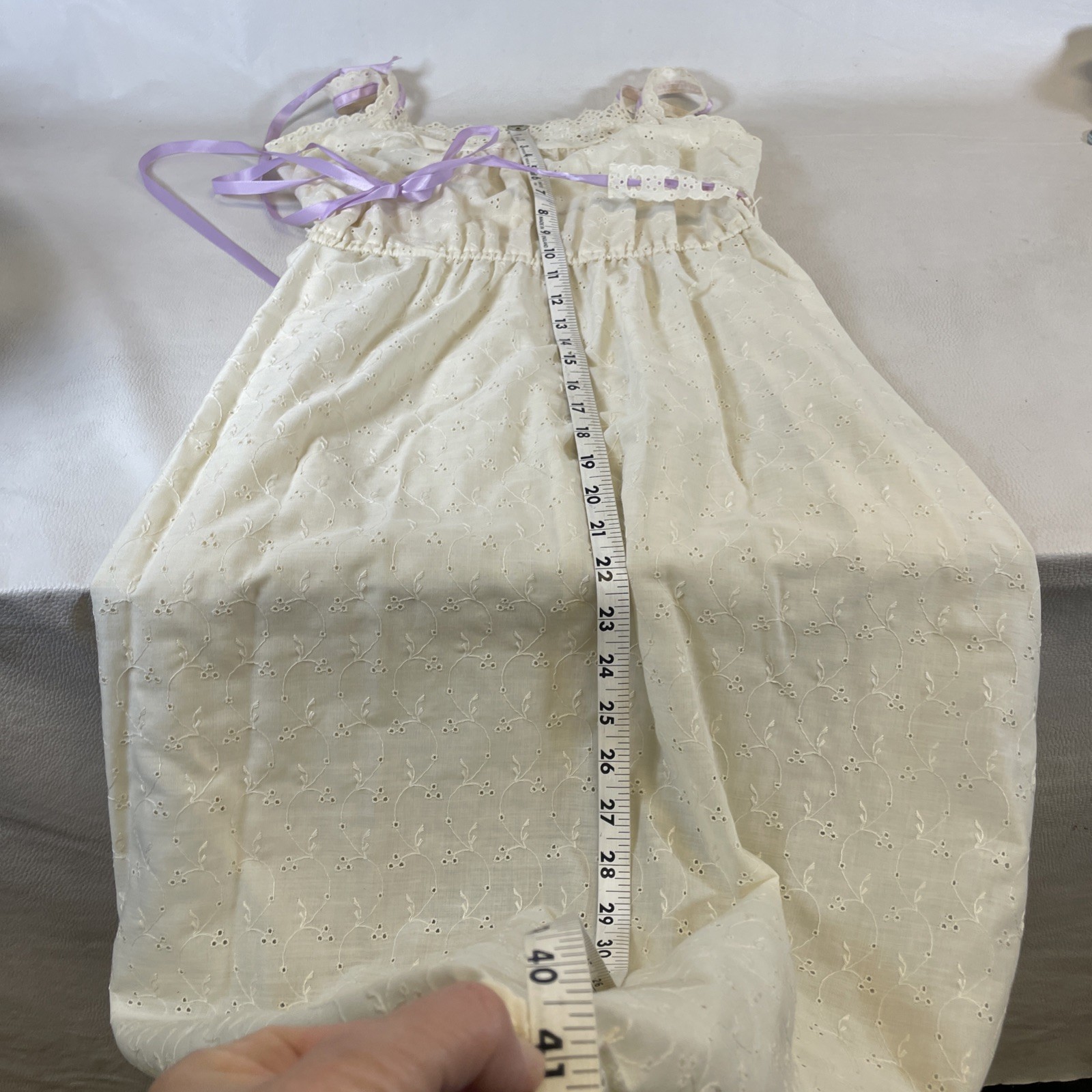 Vtg 70s Trivia By Charm 2 Pc Boho Eyelet Dress & Top Size 5/6 (?) Read-Measure