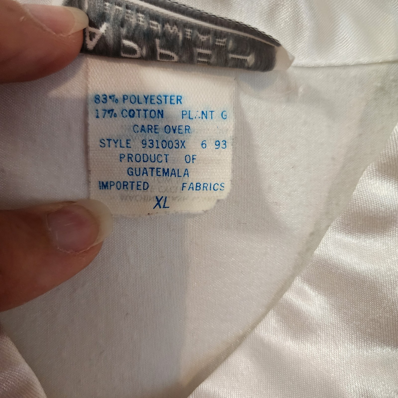 Appel Sleepwear Sz XL White Satin Night Gown Lace Neckline Button