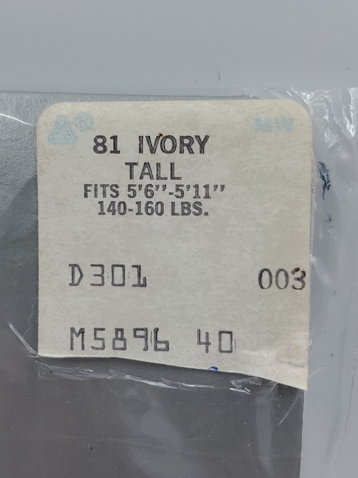 Vintage Montgomery Ward Pantyhose Hosiery Ivory Off White Size Tall NOS